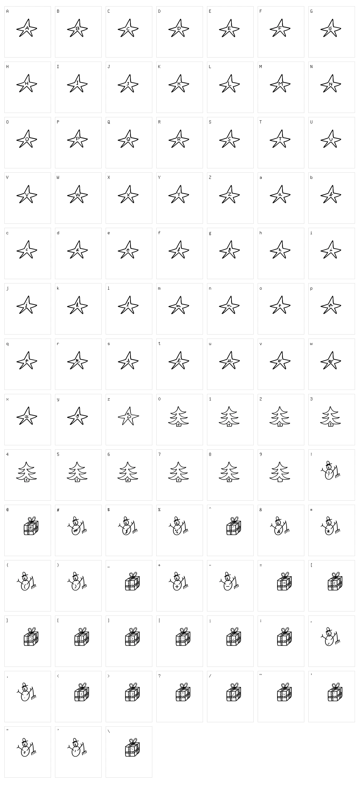 Elganoel Character Set