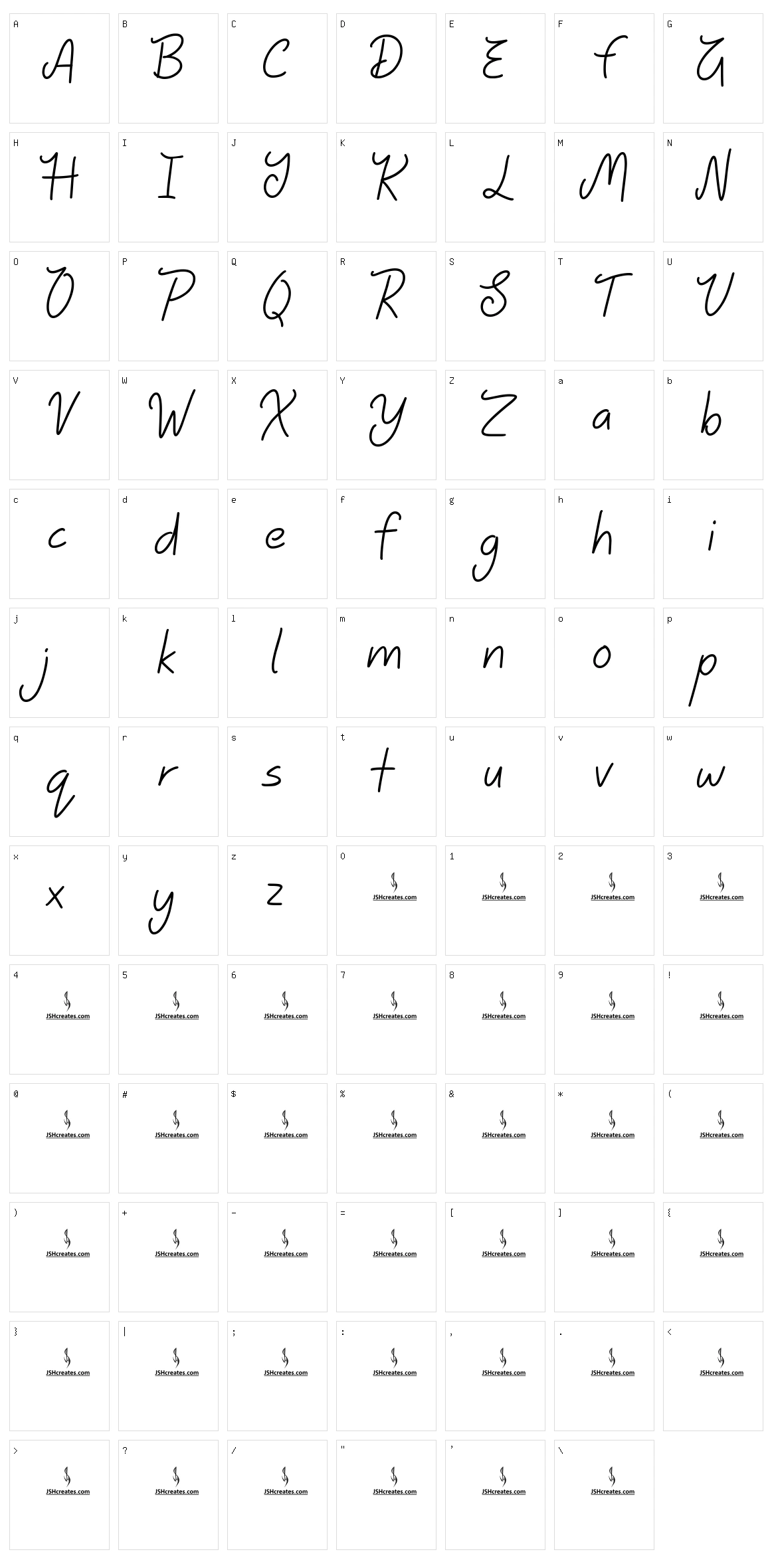 Sunny Skies Character Set
