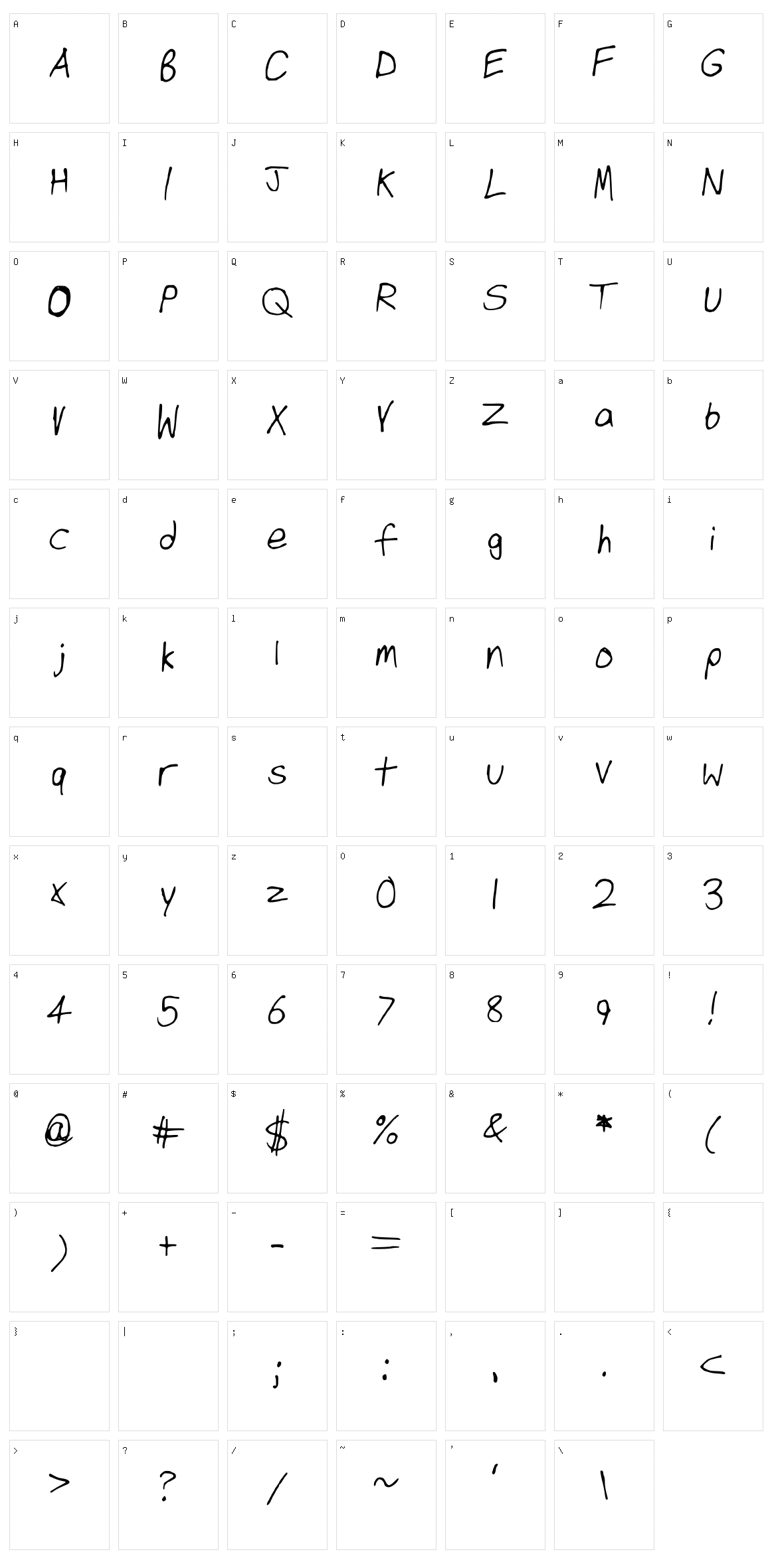 Swag Character Set