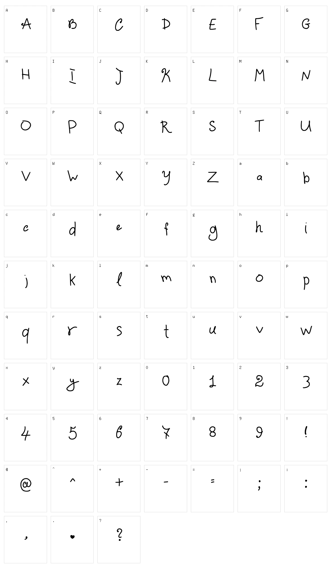 Swaglife Character Set
