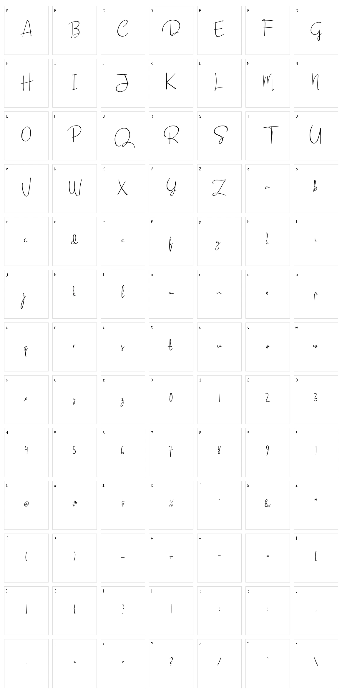 Switzerland Character Set