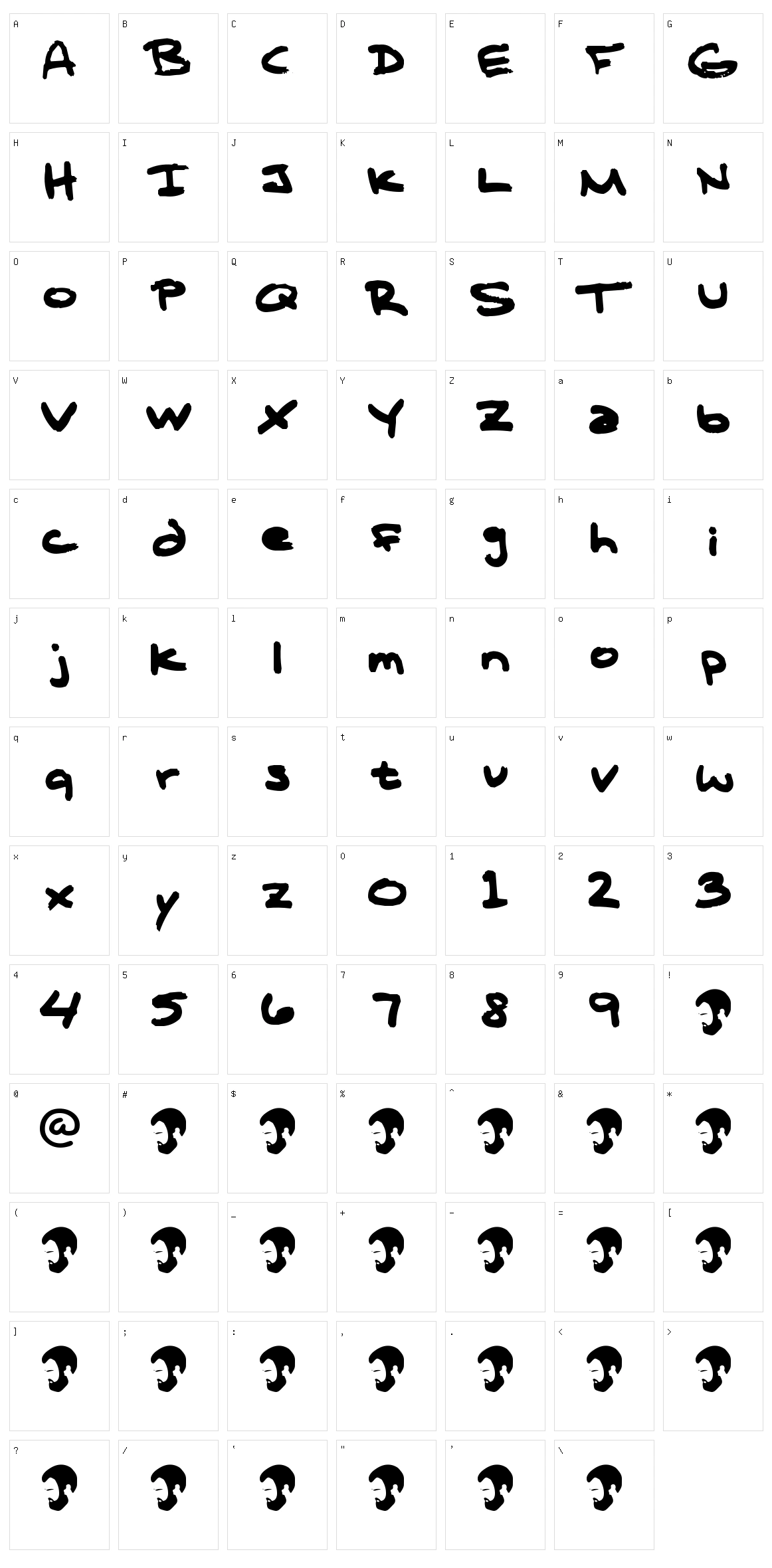 T Complana Z1 Character Set