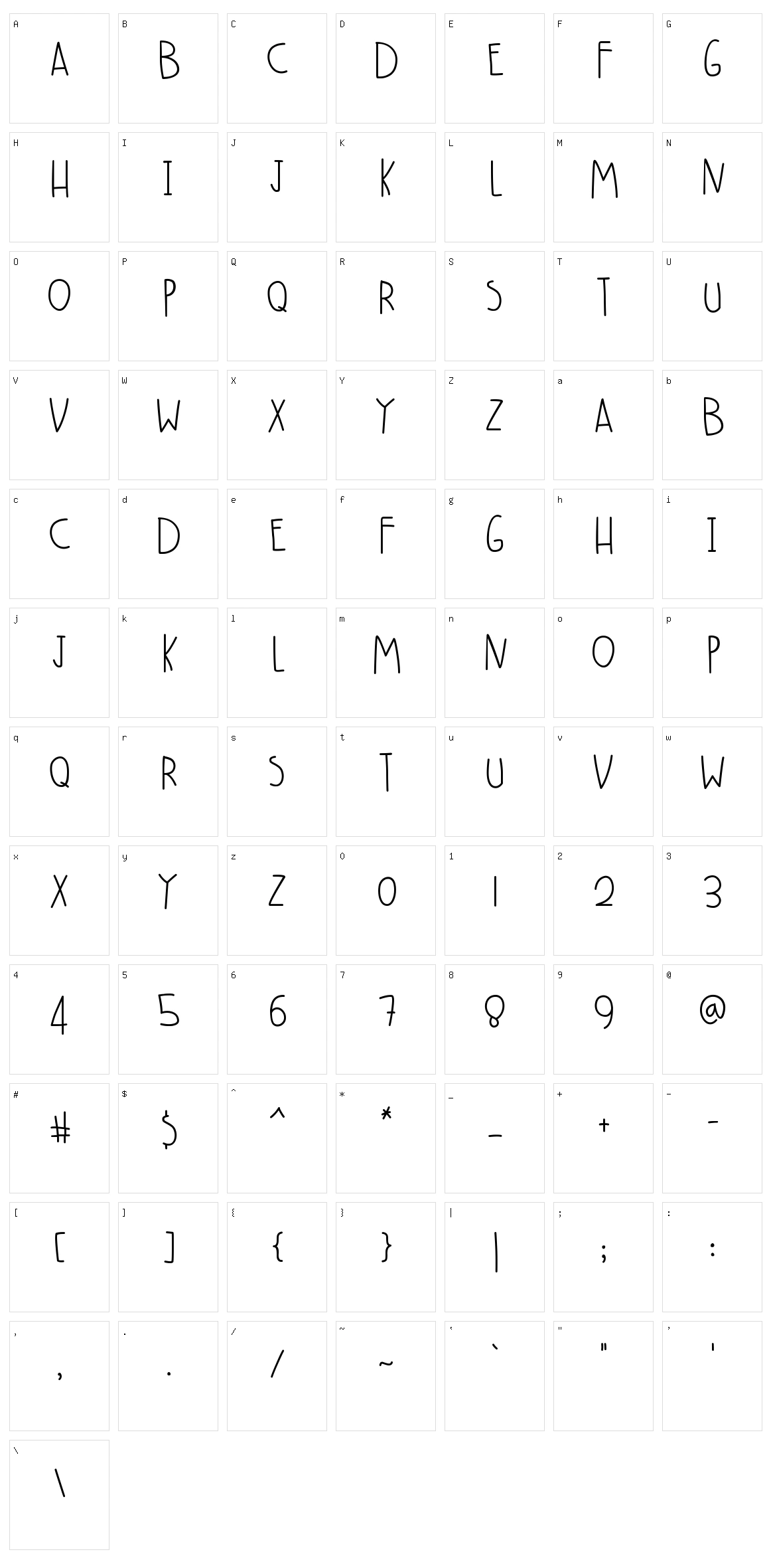 The Abems Character Set