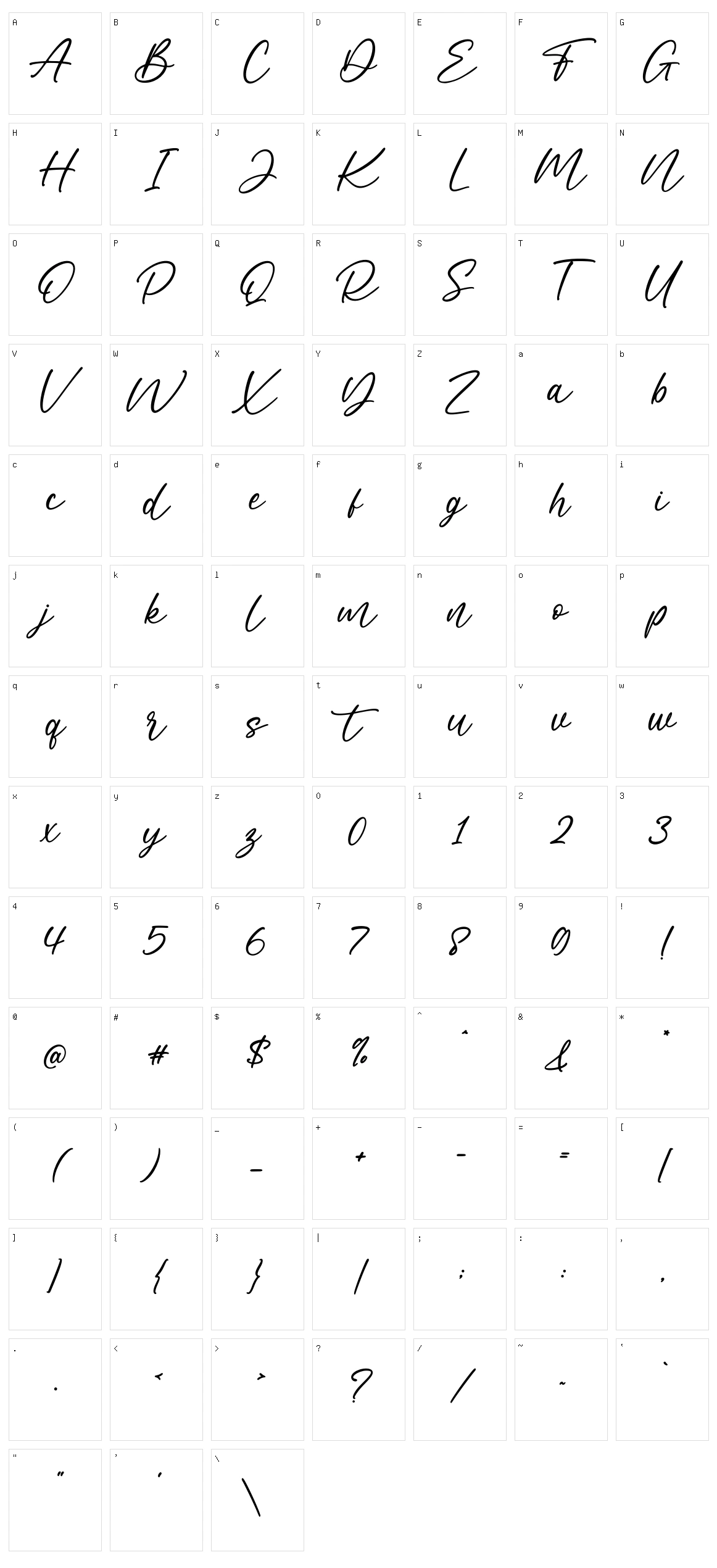 The Amaranth Character Set