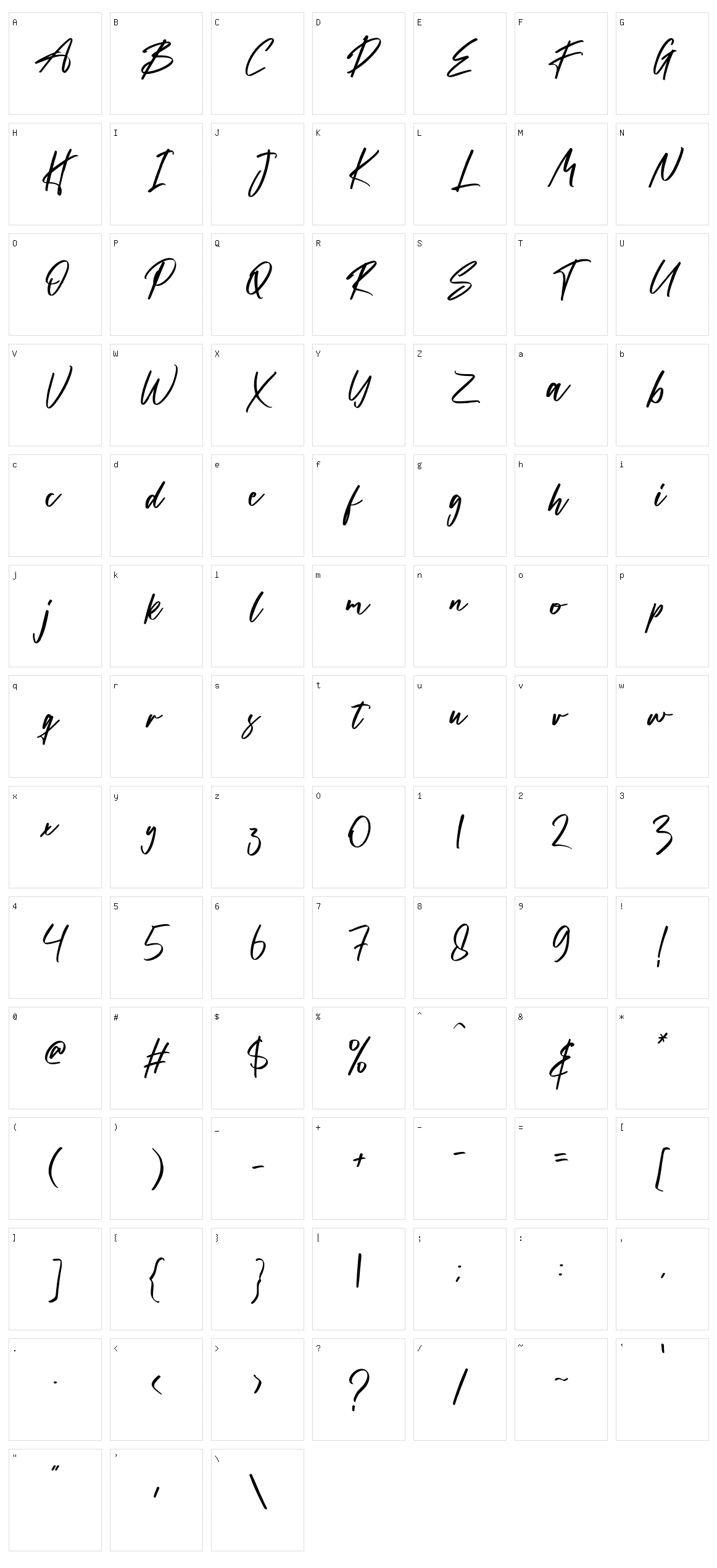 The Astise Character Set