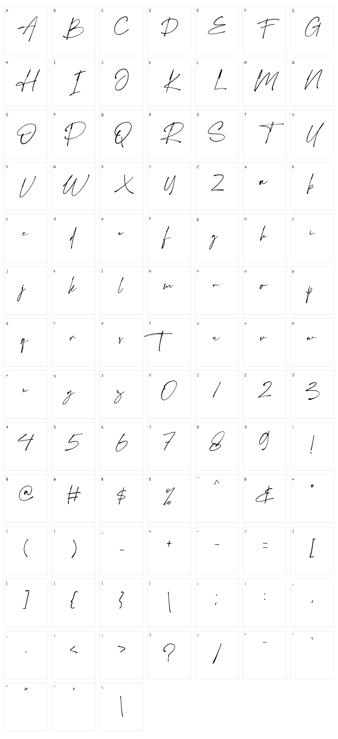 The Boston Character Set