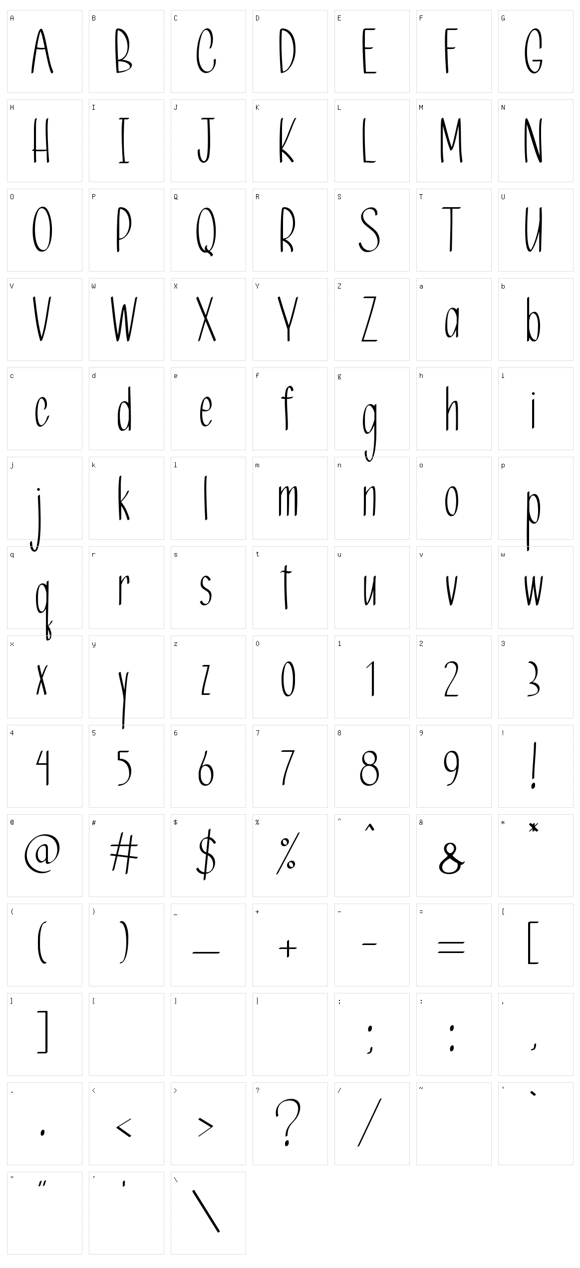The Capone Gang Bege Character Set