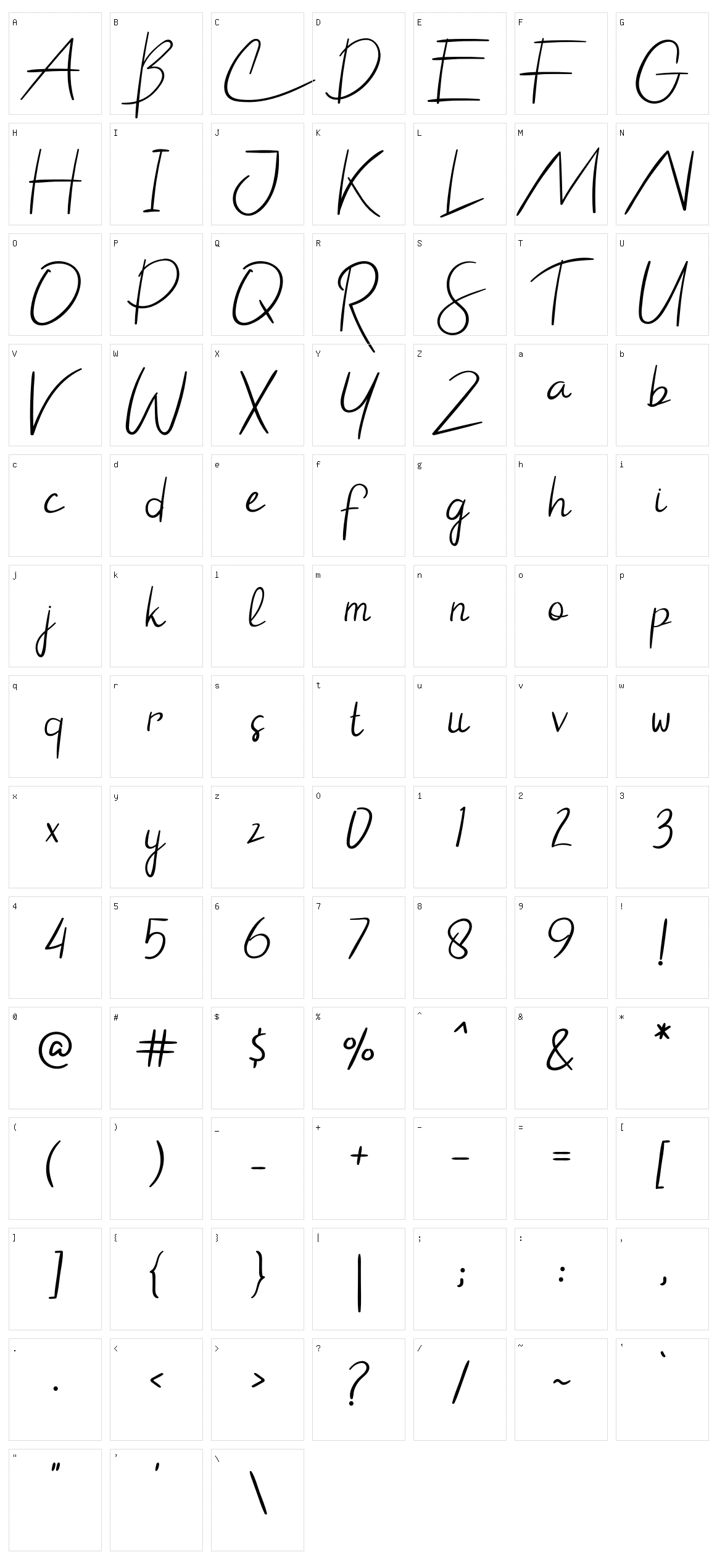 The Chief Character Set