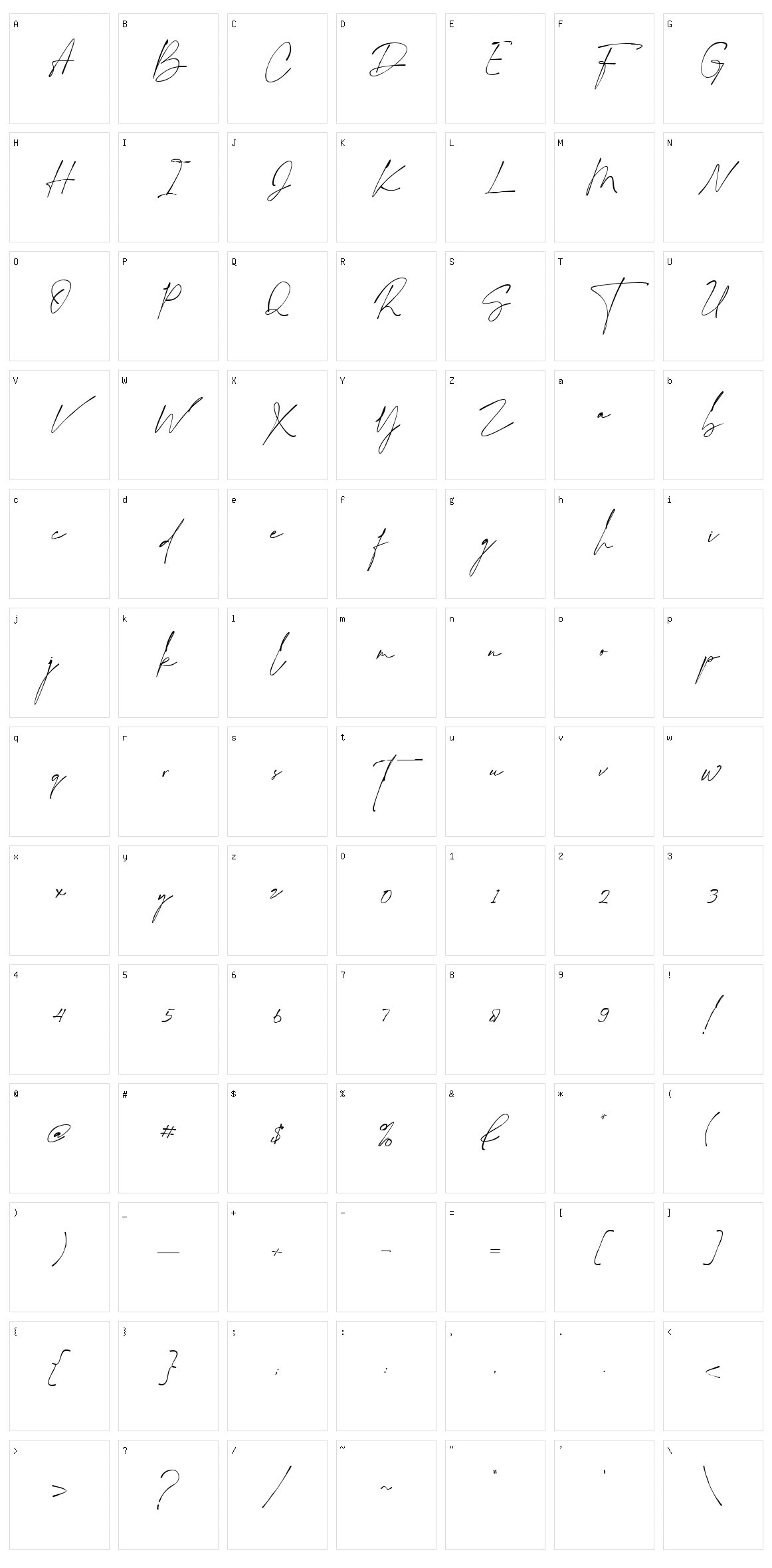 The Coastal Character Set