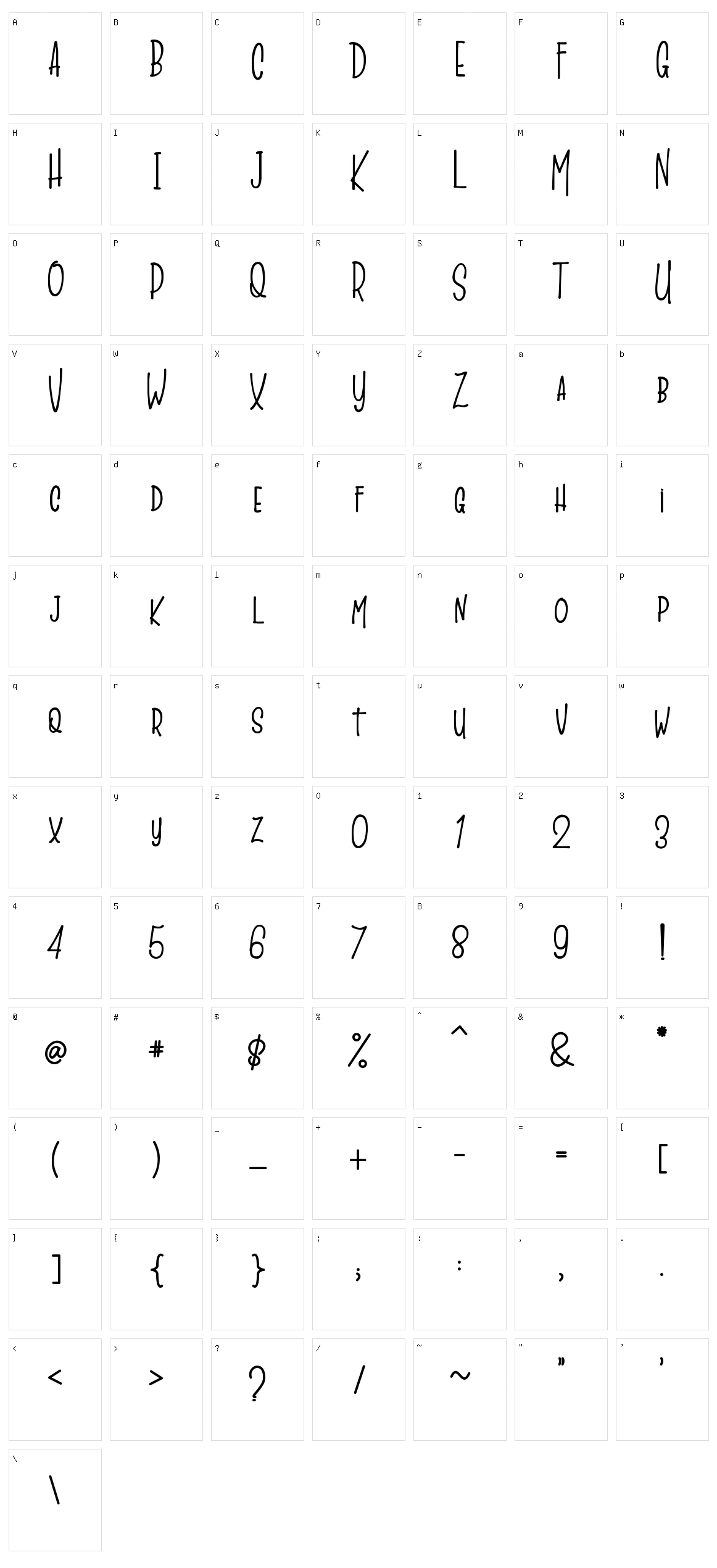 The Crost Horment Character Set