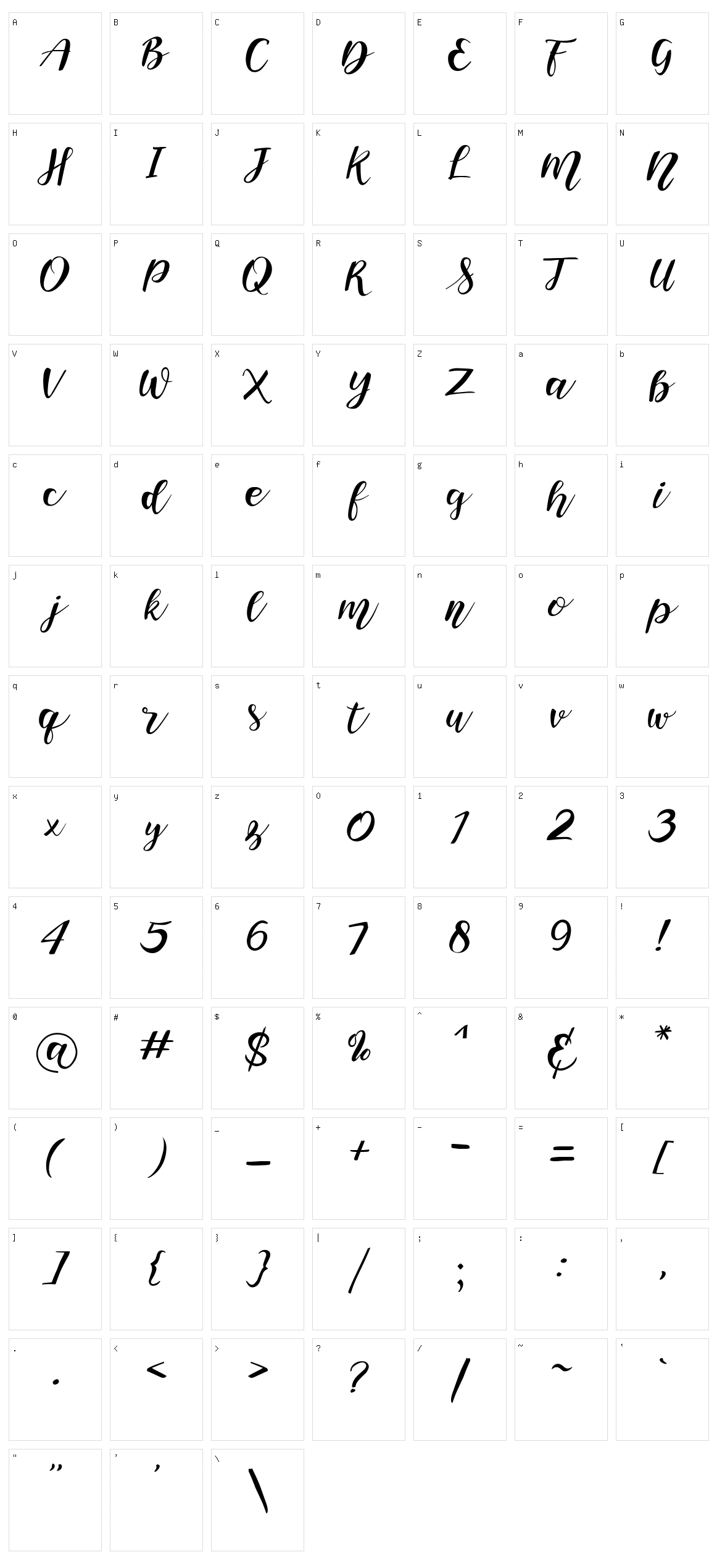 The Lottus Character Set