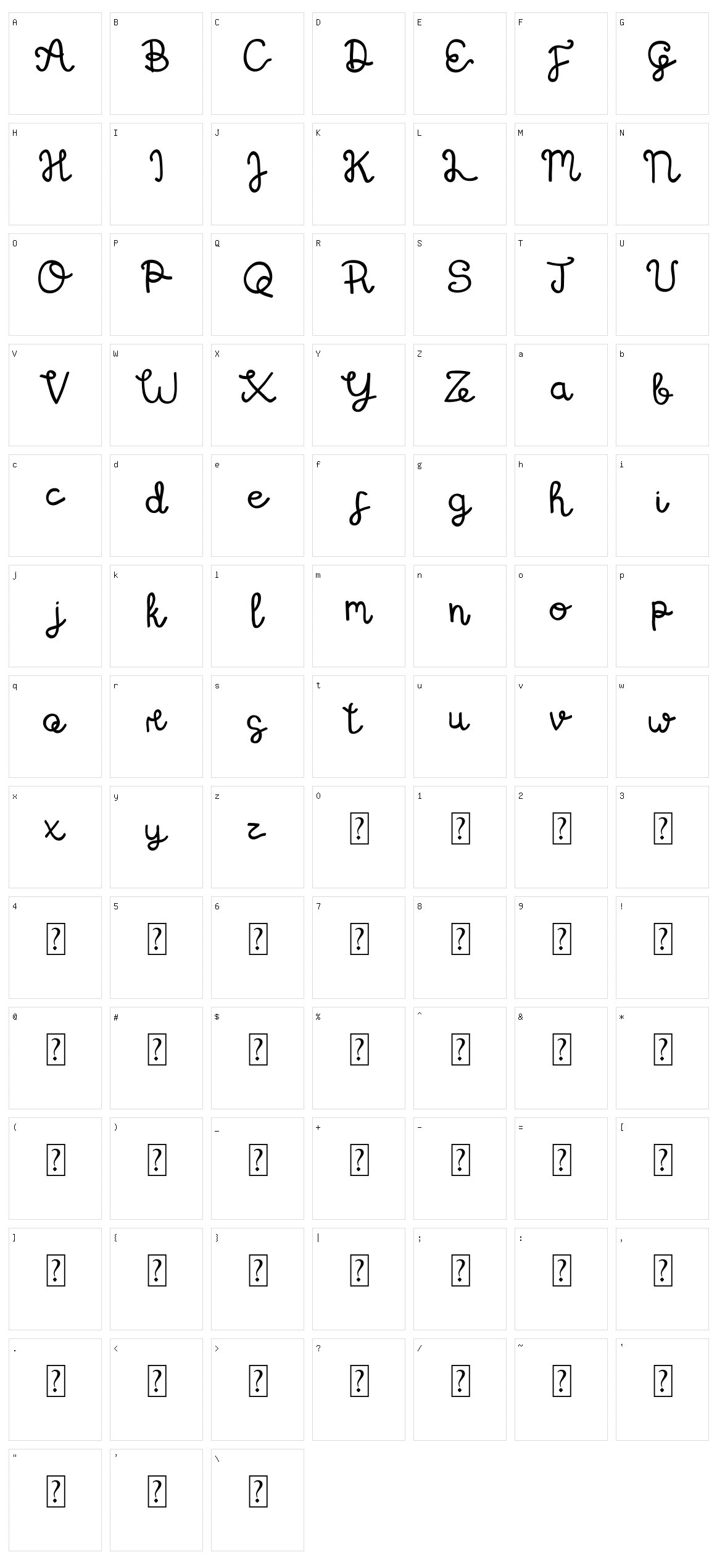 The Roseville Character Set