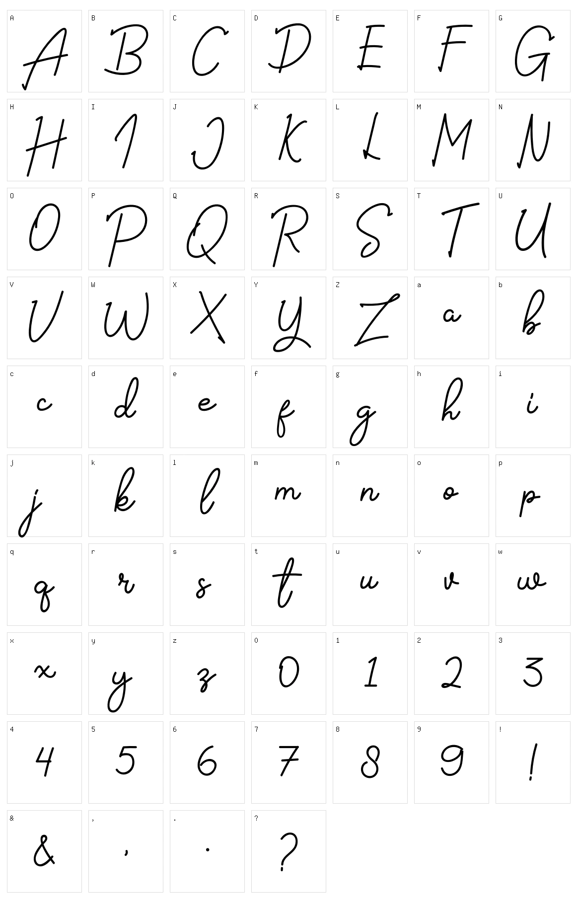 The Signate Character Set