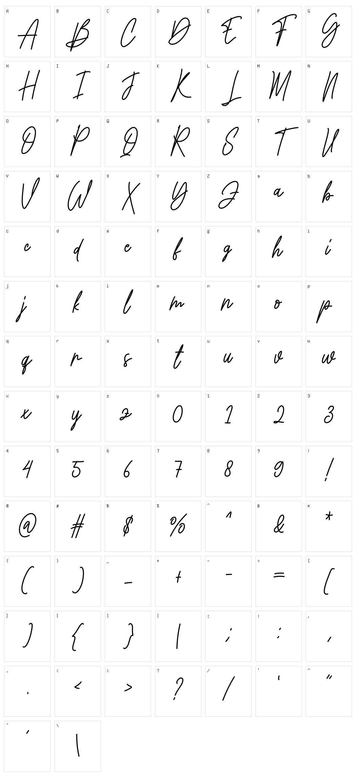 The Vintage Character Set