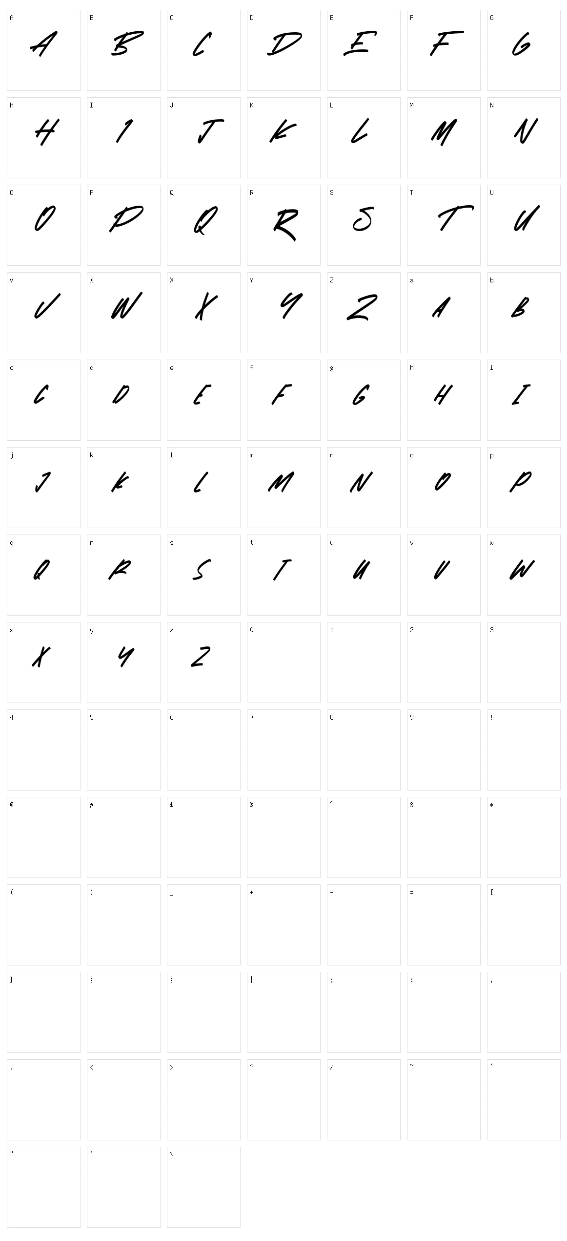 Theorem Character Set