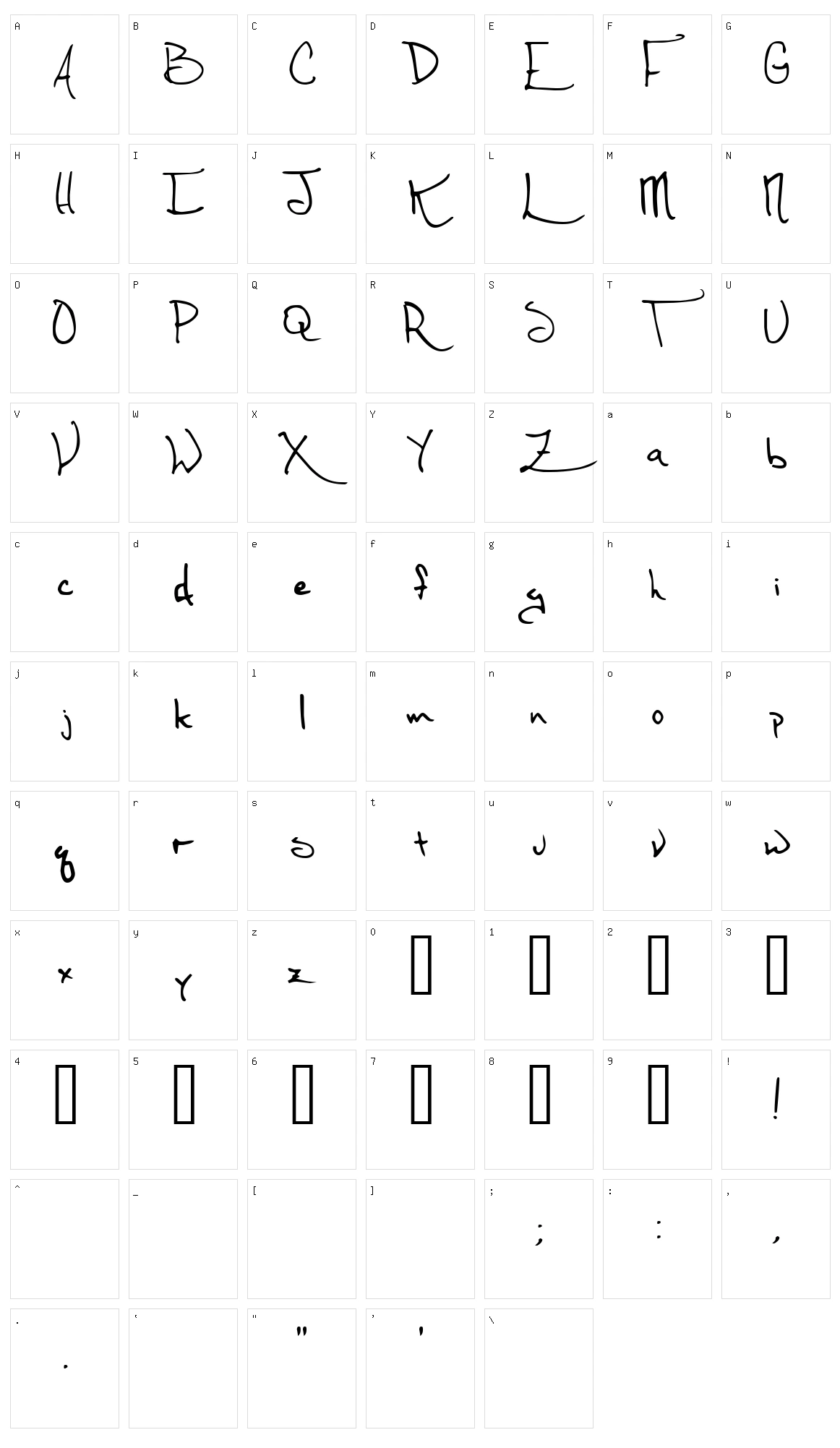 Thirty Months of Victory Character Set