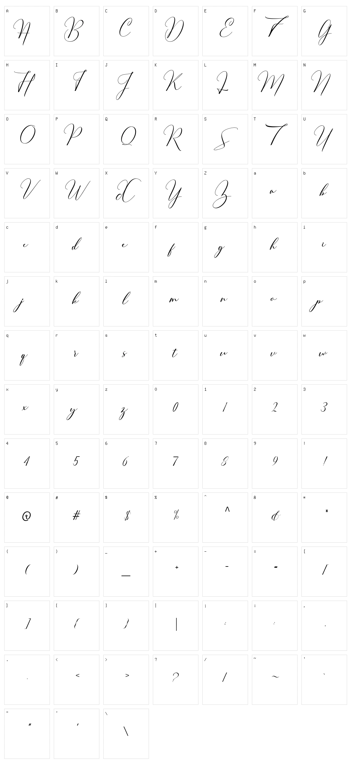 Thougai Character Set