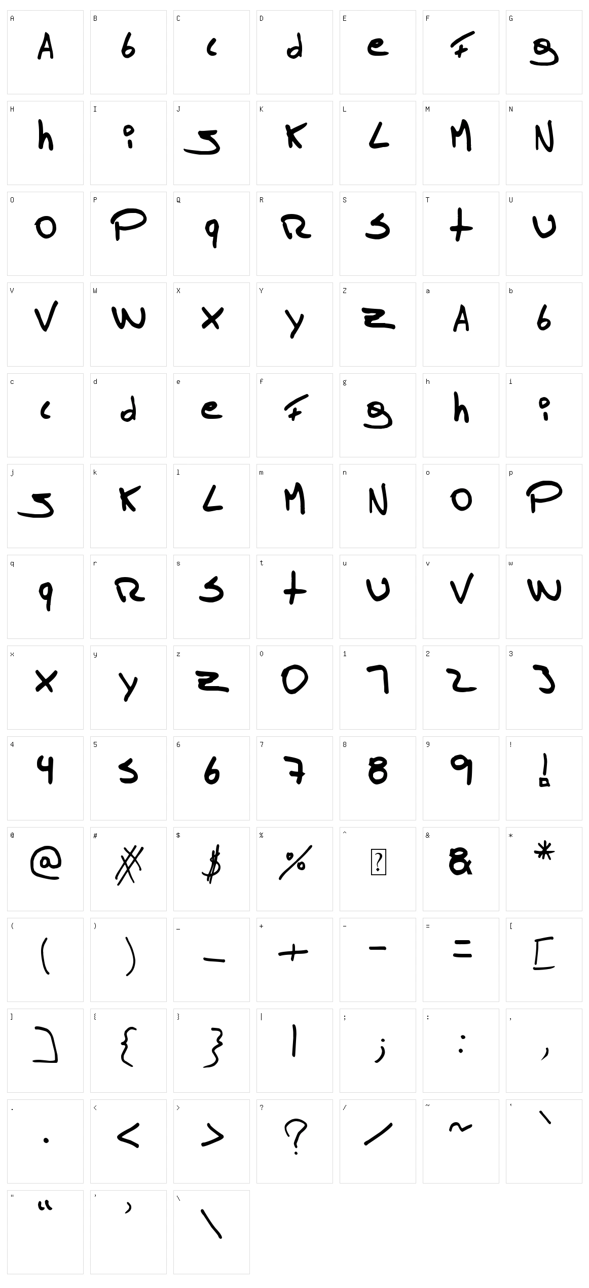 Tomas Massu Character Set