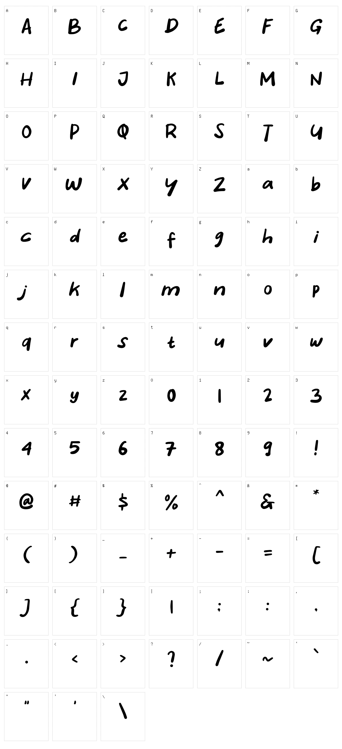 Tourism Days Character Set