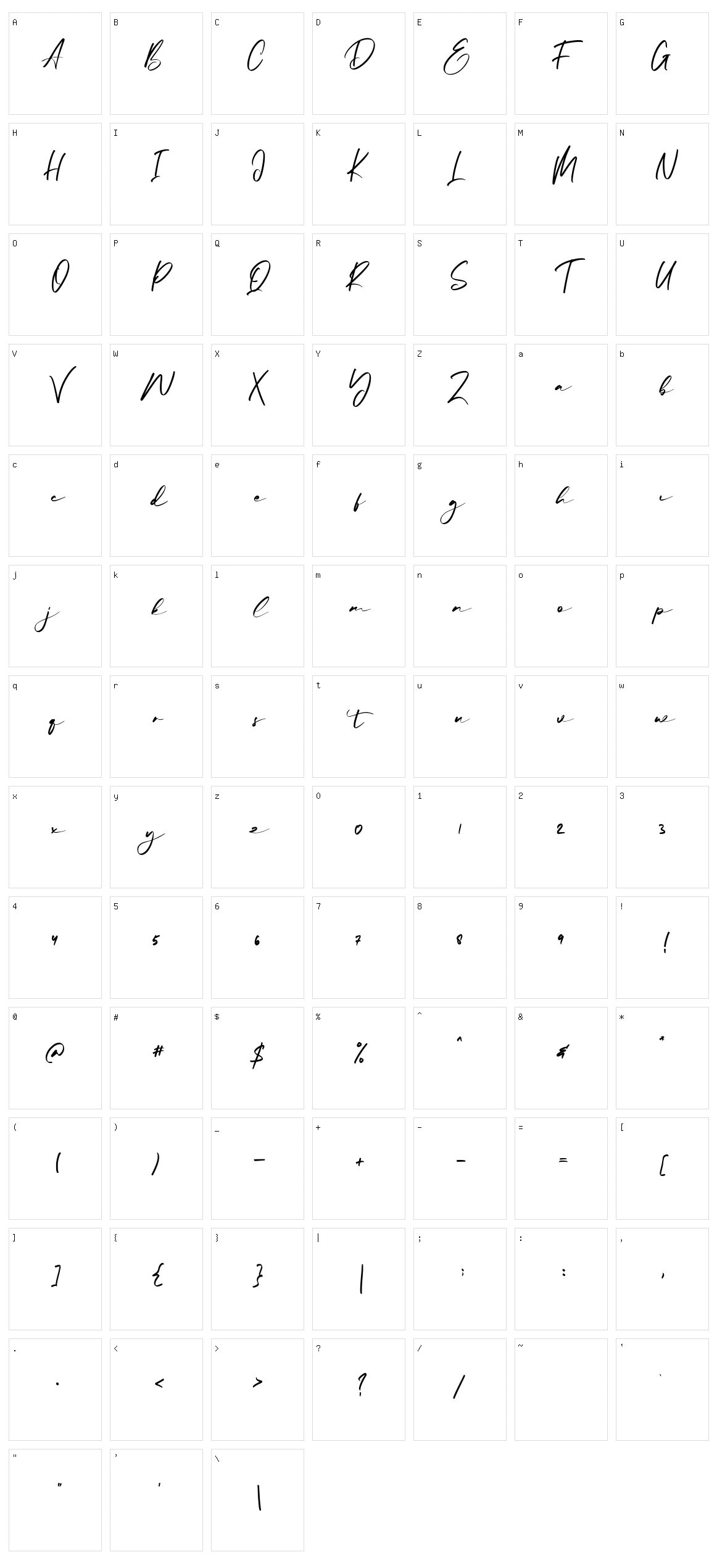 Tukiyem Character Set