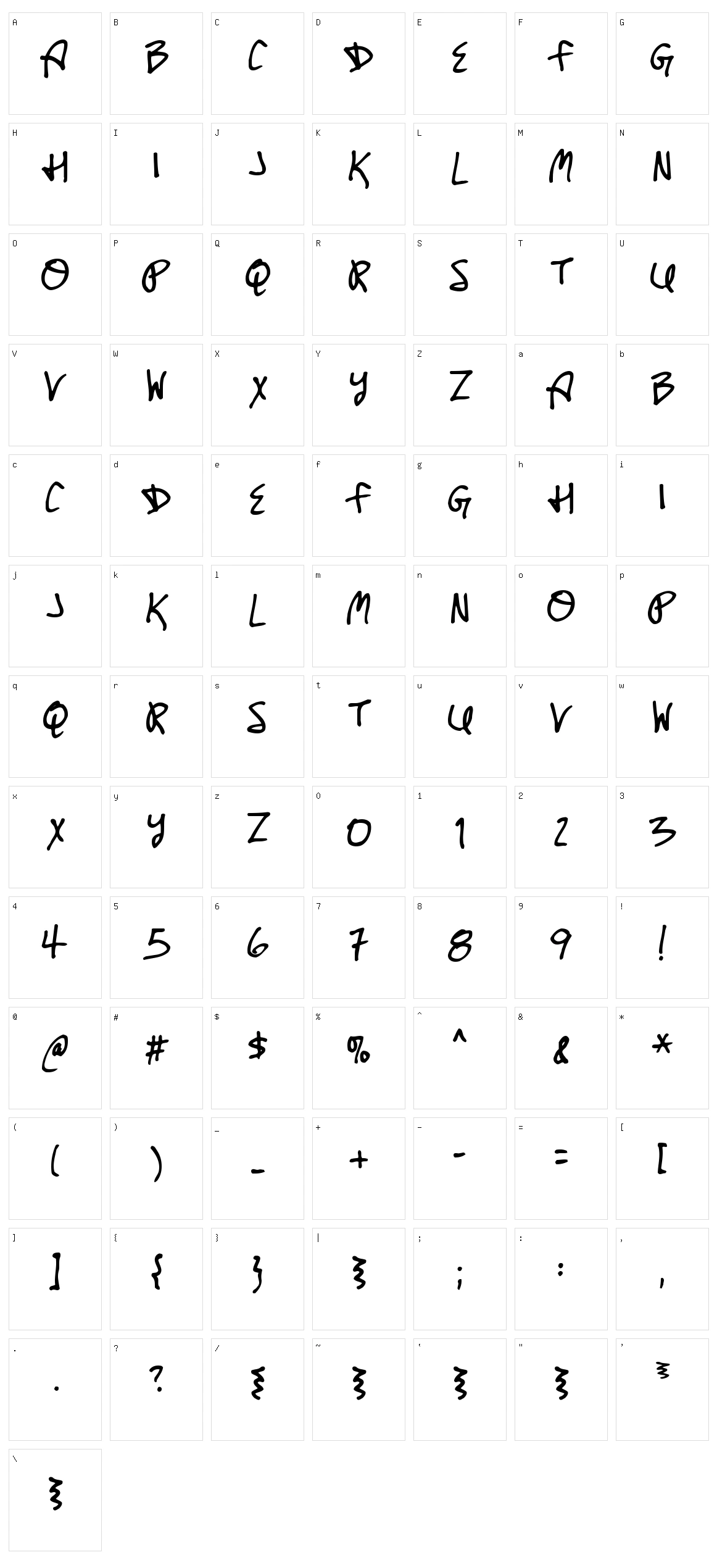 Untitled Character Set