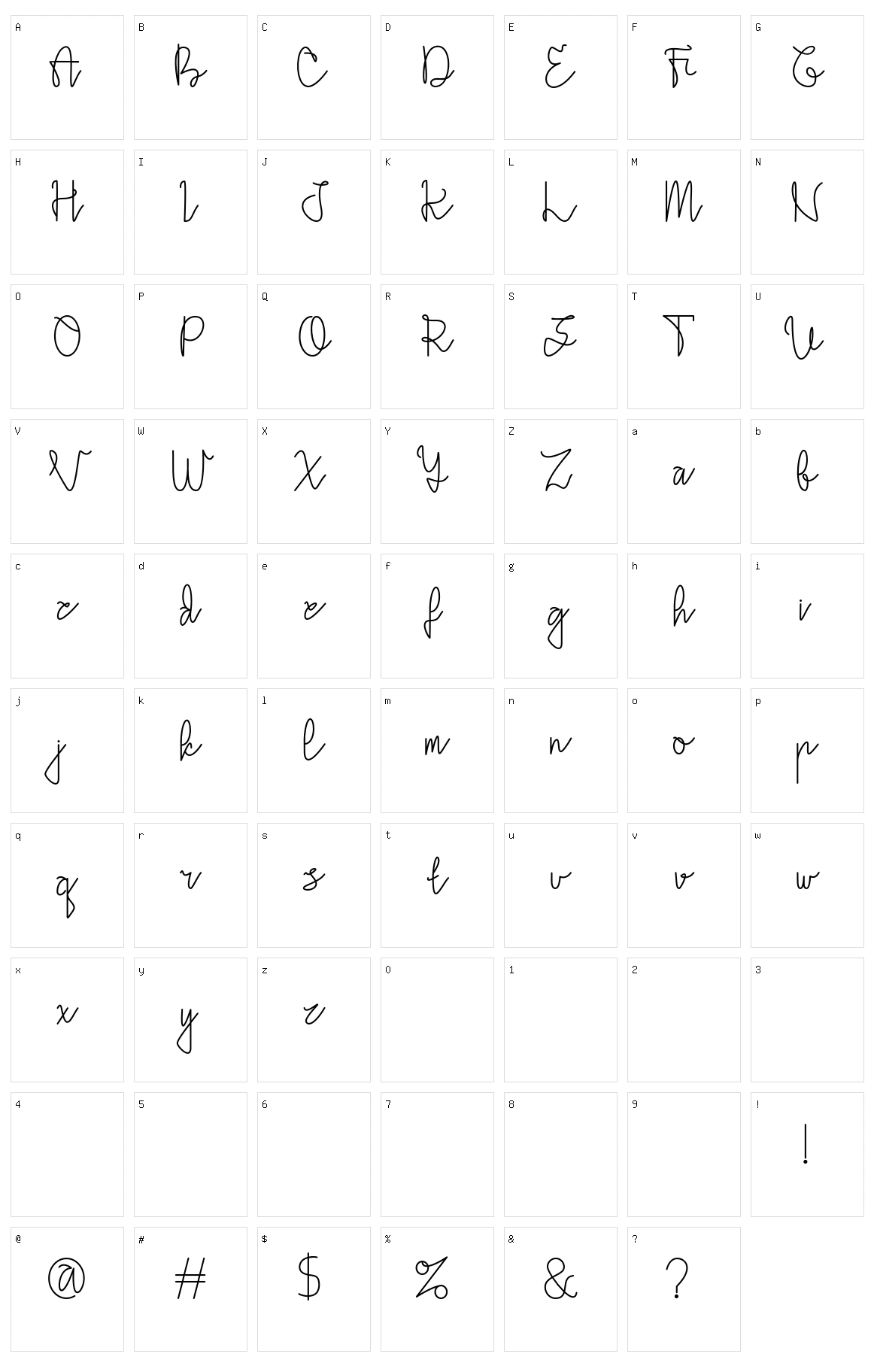 Uttarha Character Set