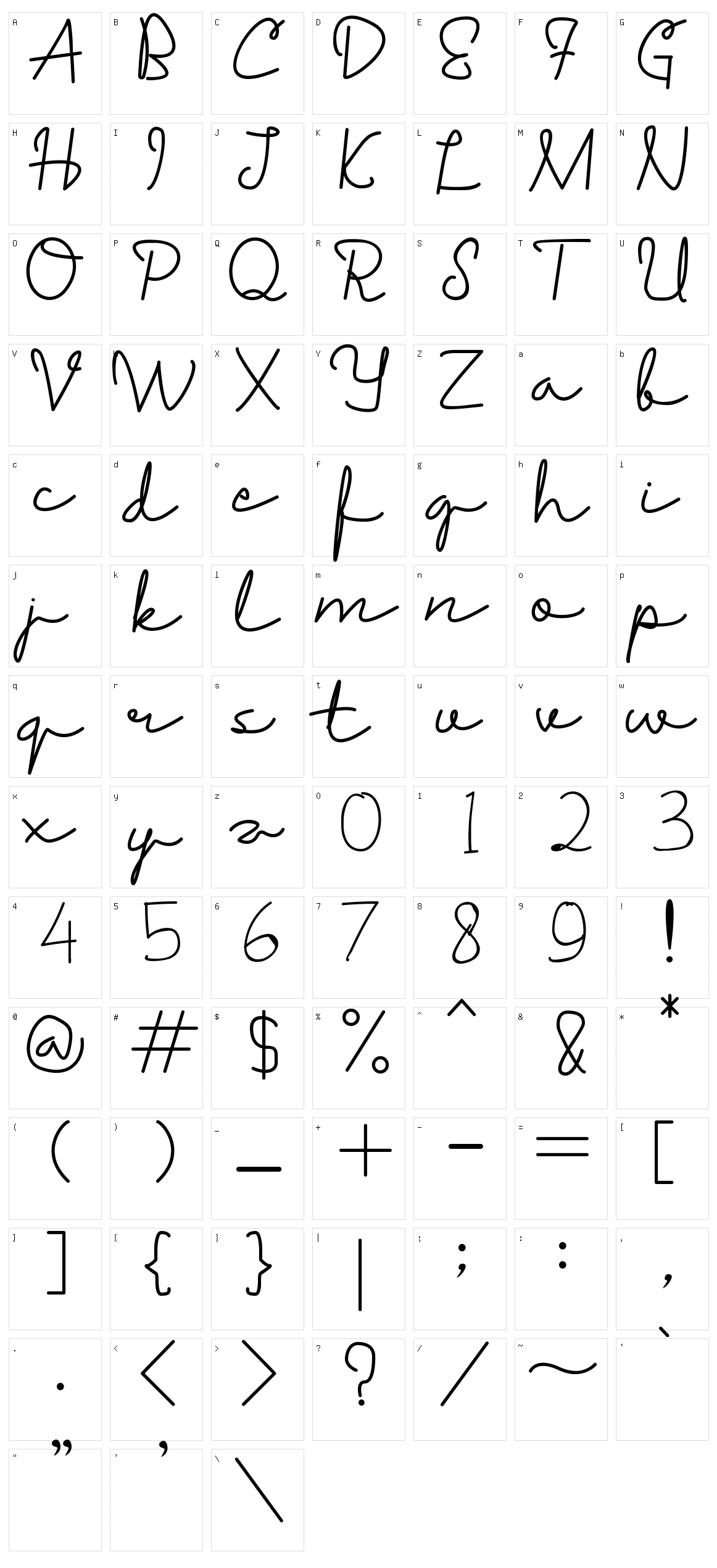 Valyrianth Character Set