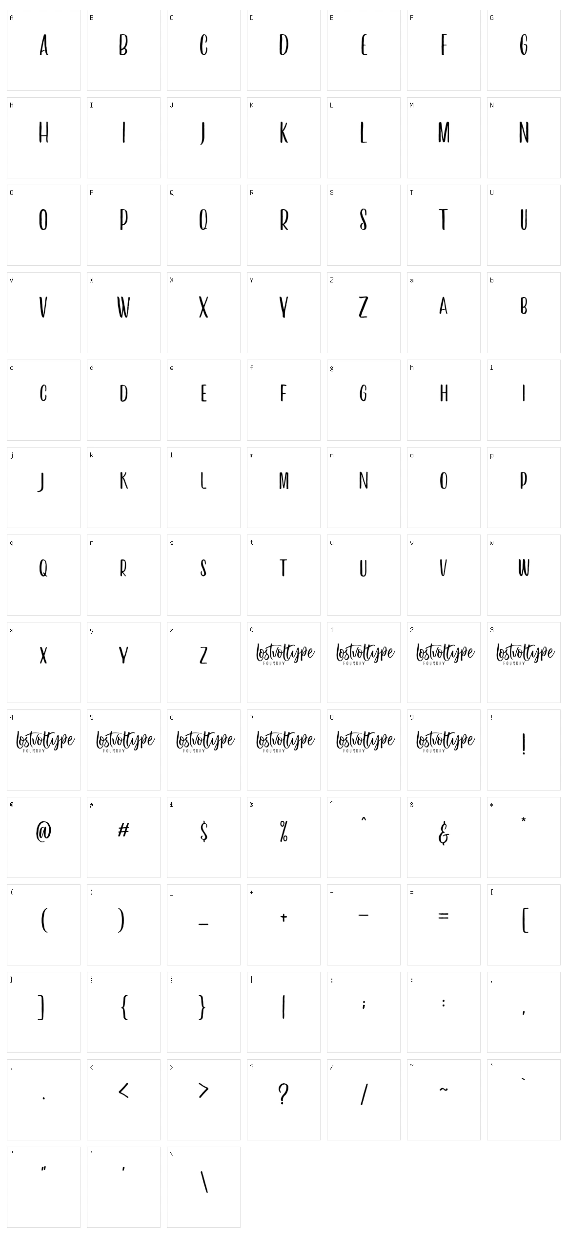Vayentha Character Set