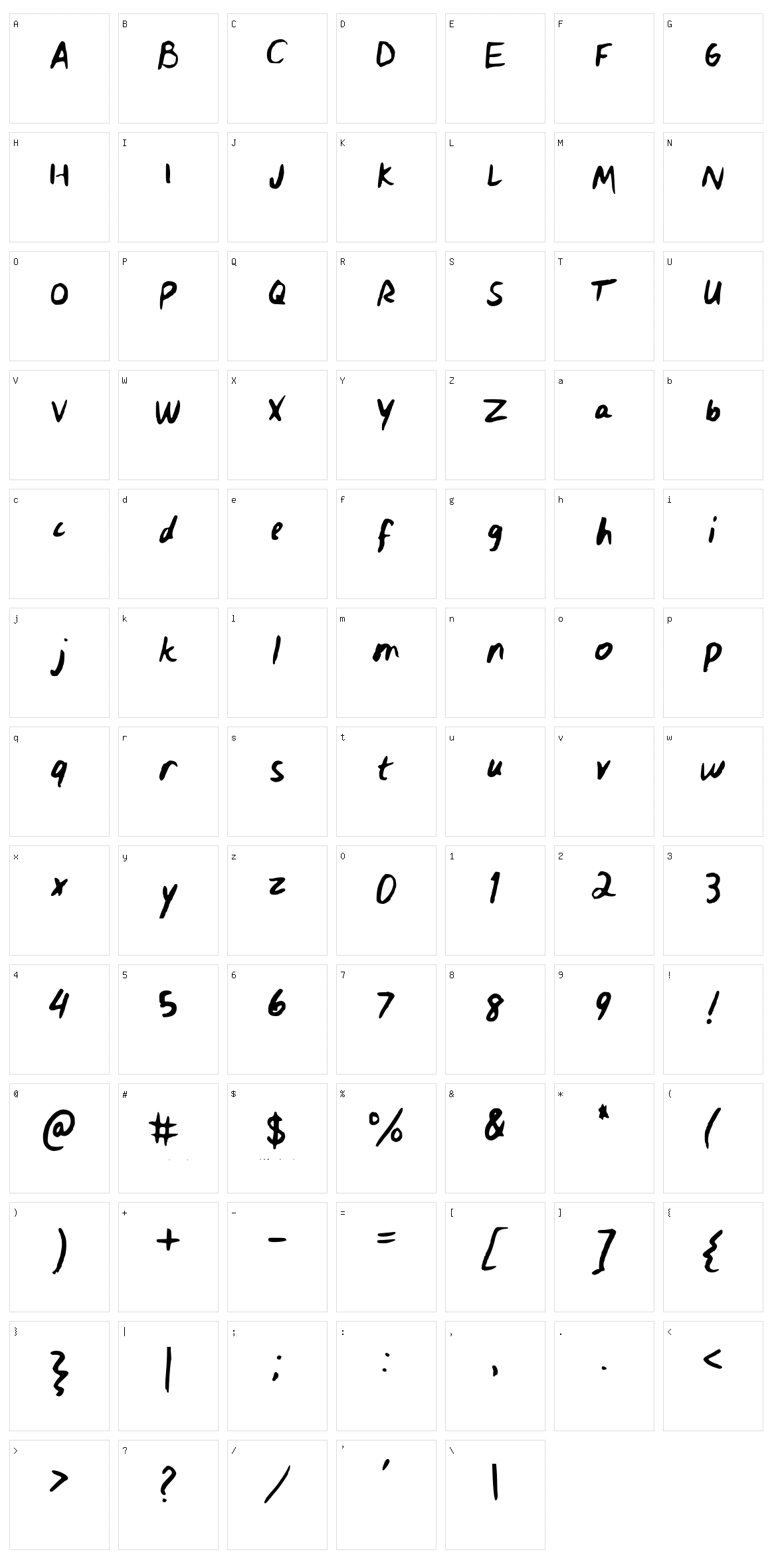 Veila Character Set