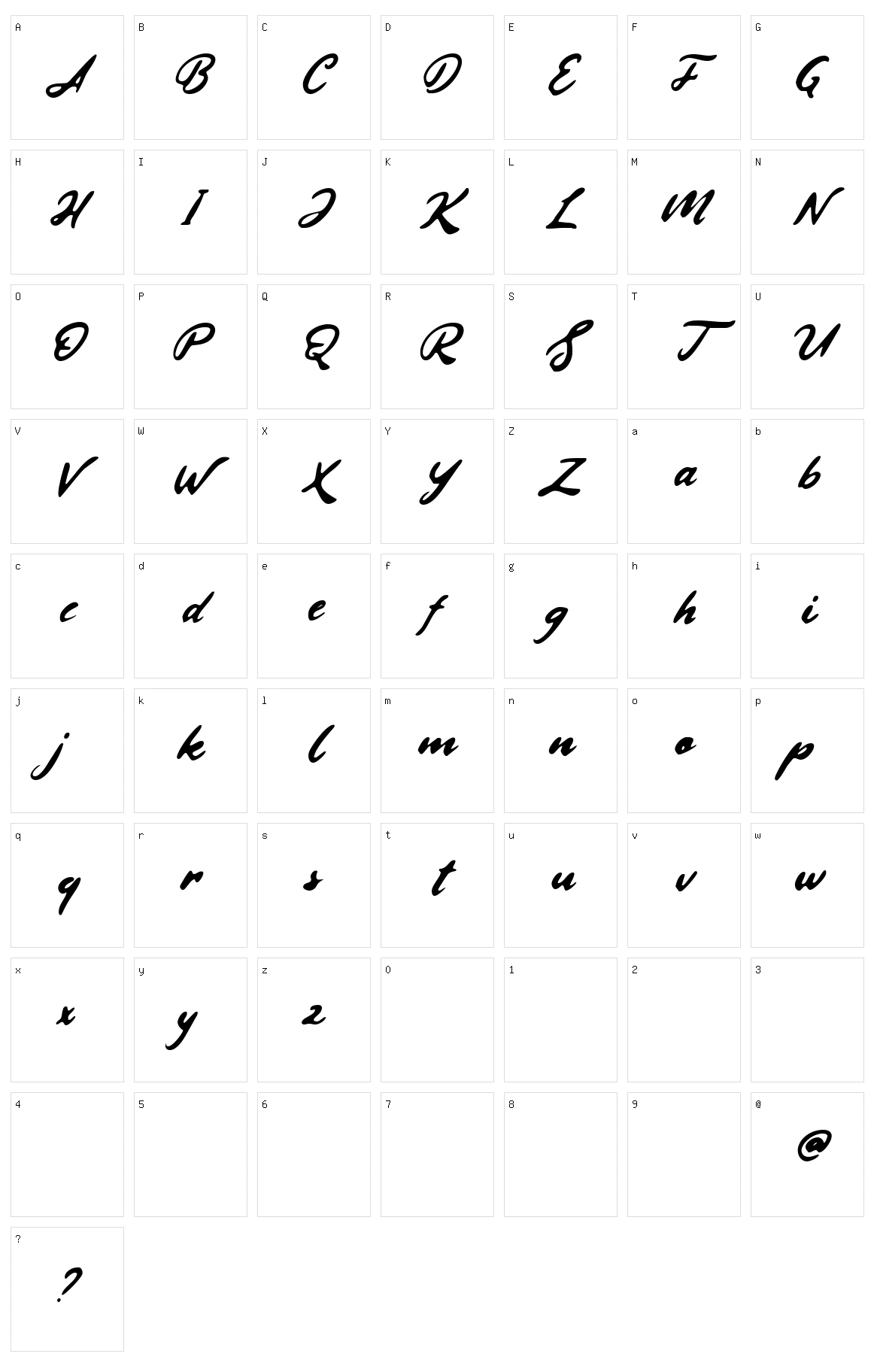 Vintage Quotes Character Set