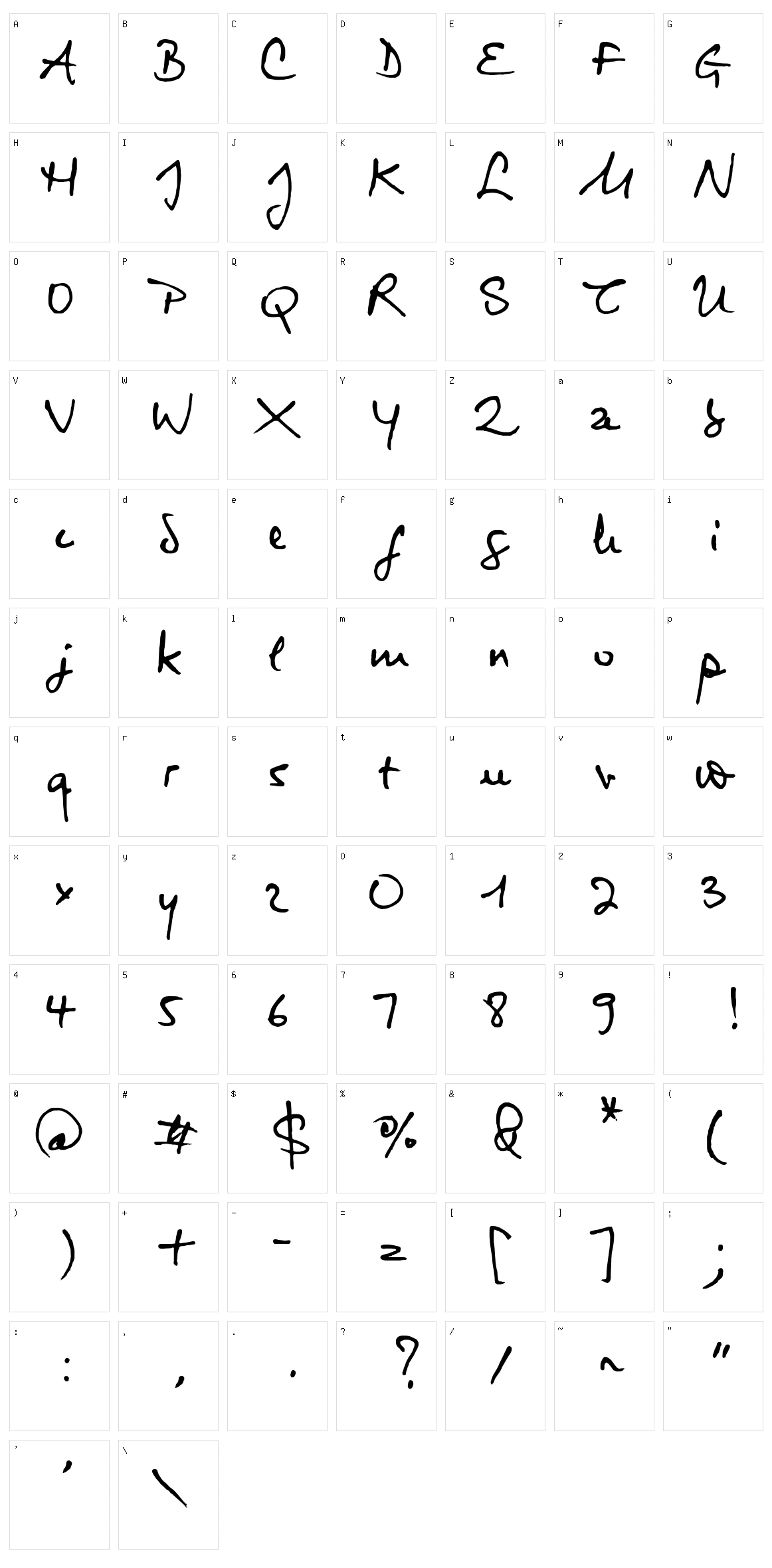 Virginie Character Set