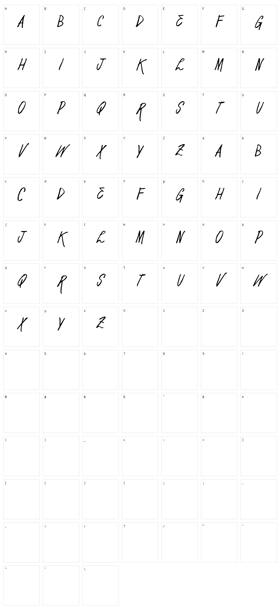 Vtks Beautizinea Character Set