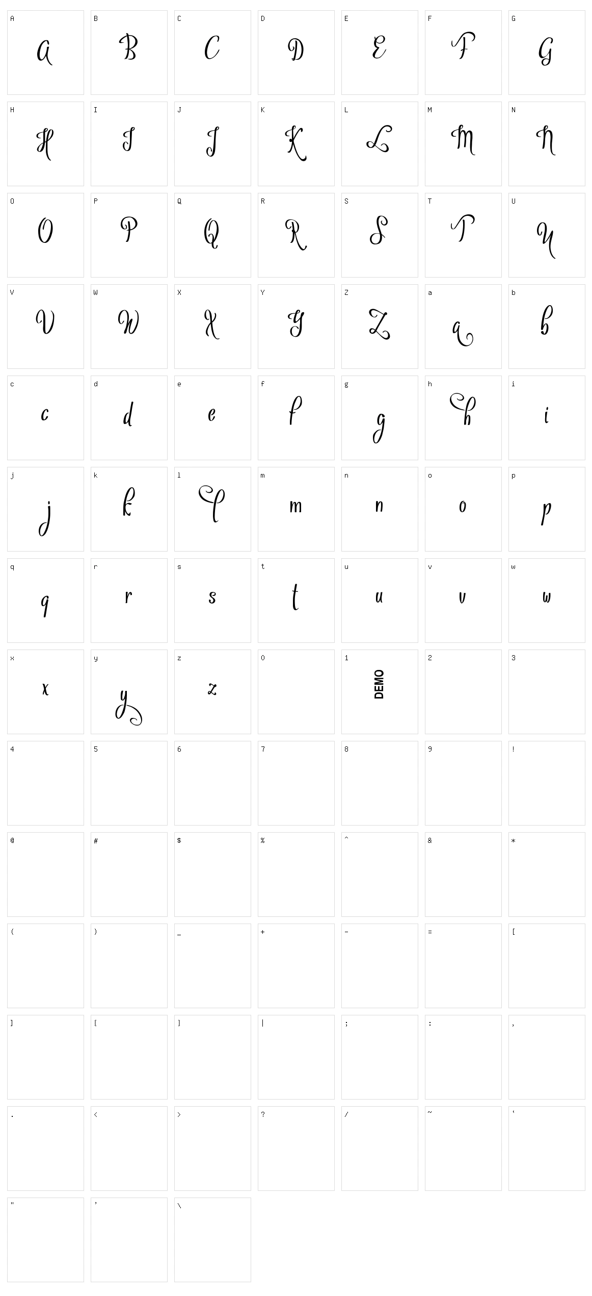 Vytorla Mix Character Set