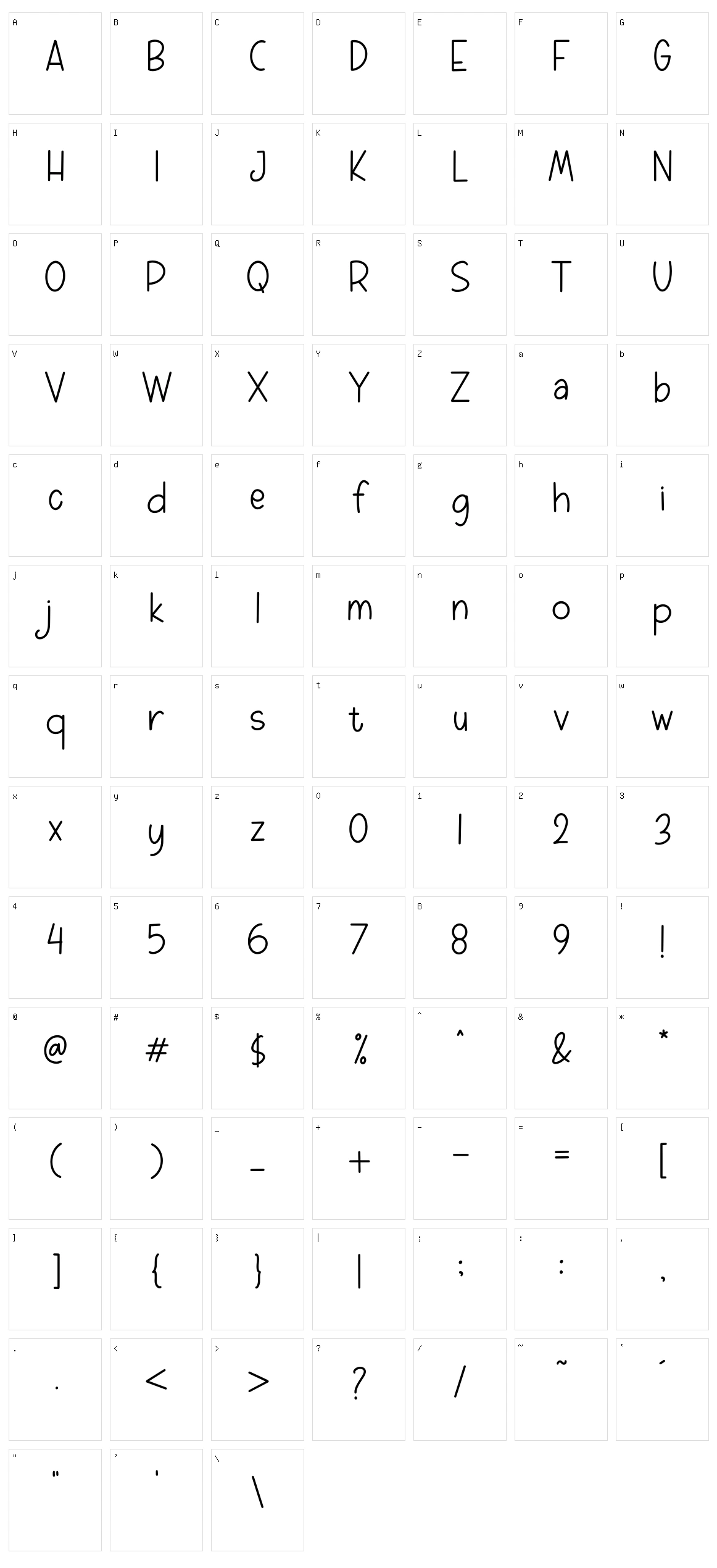 Weekly Planner Character Set