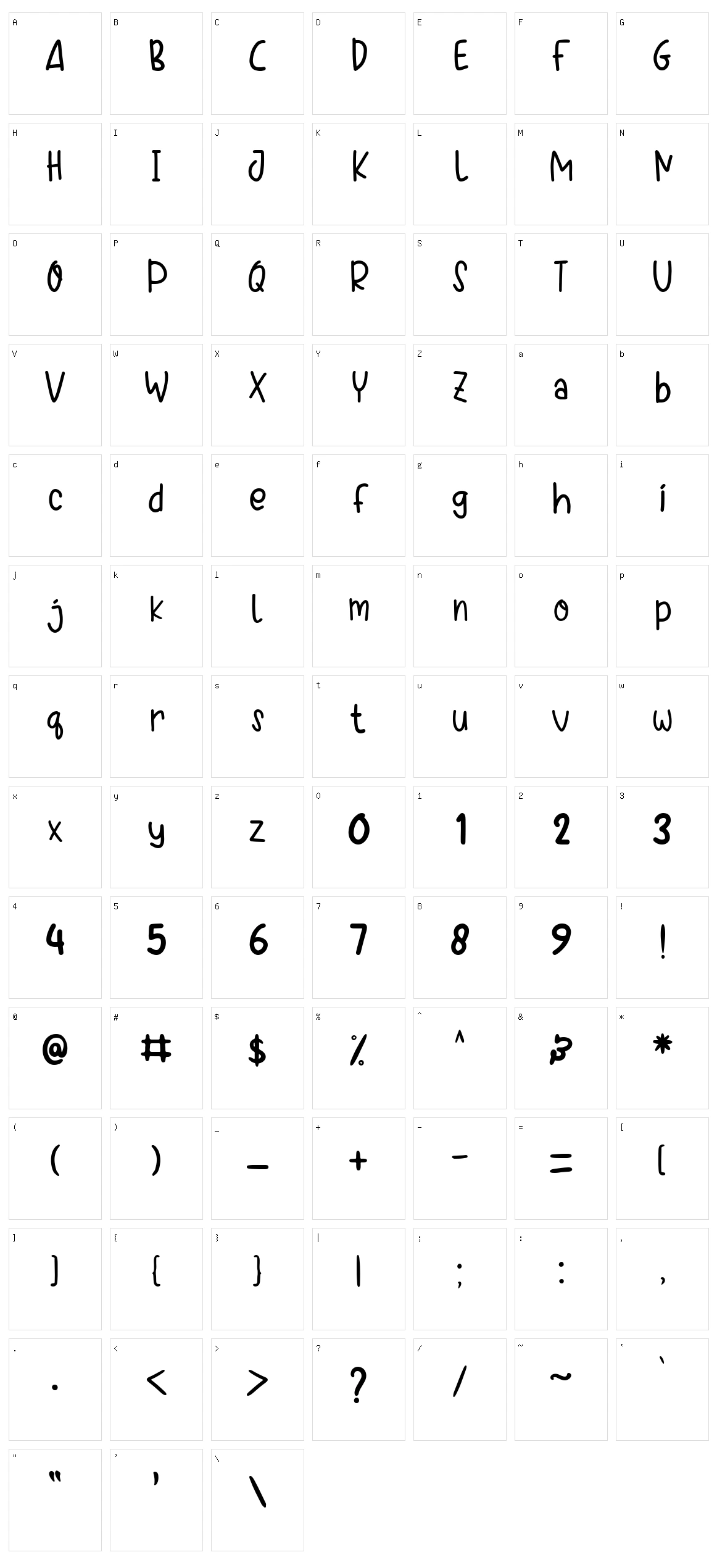 White Jasmine Character Set