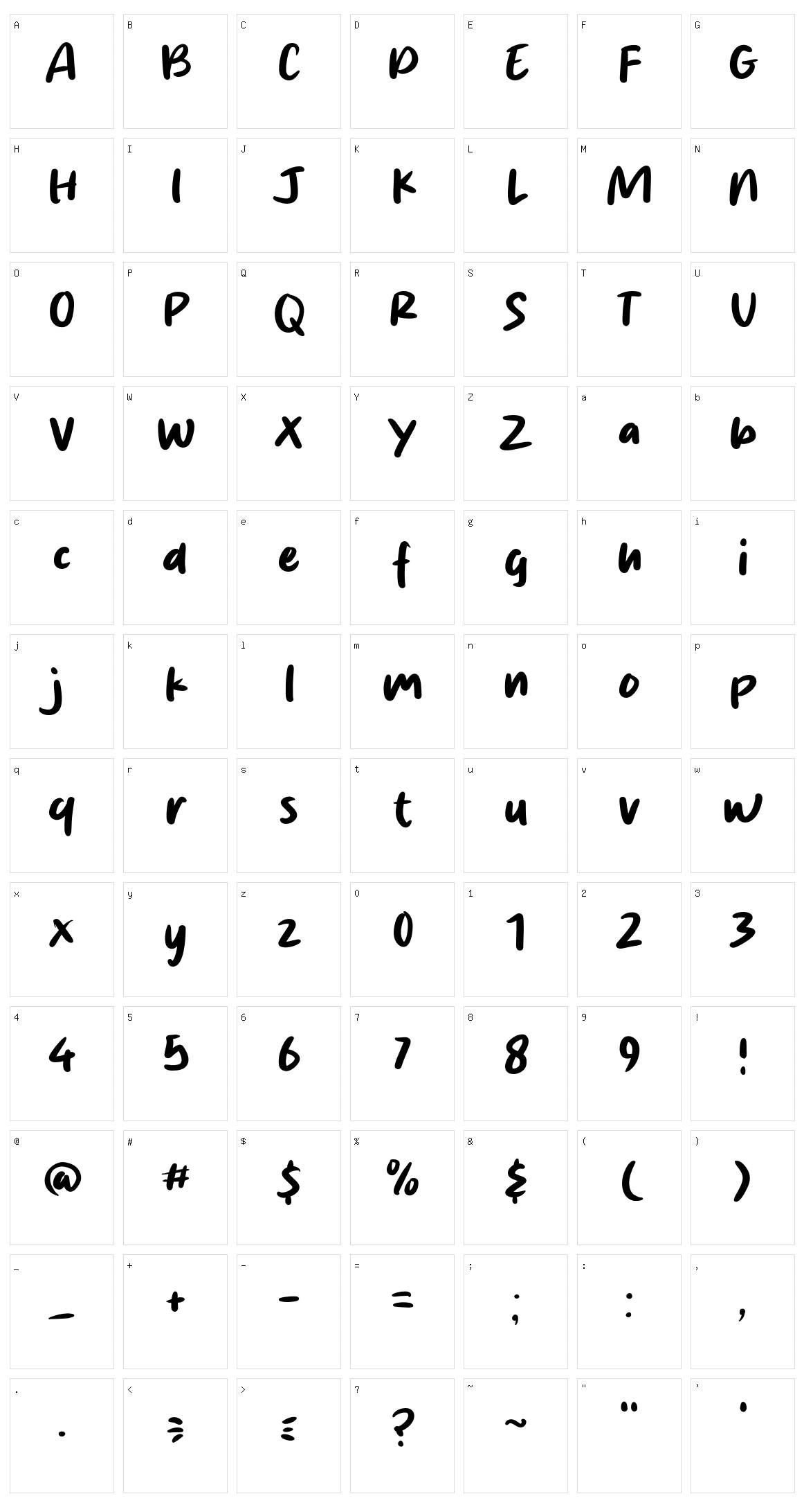 Wisdom Character Set