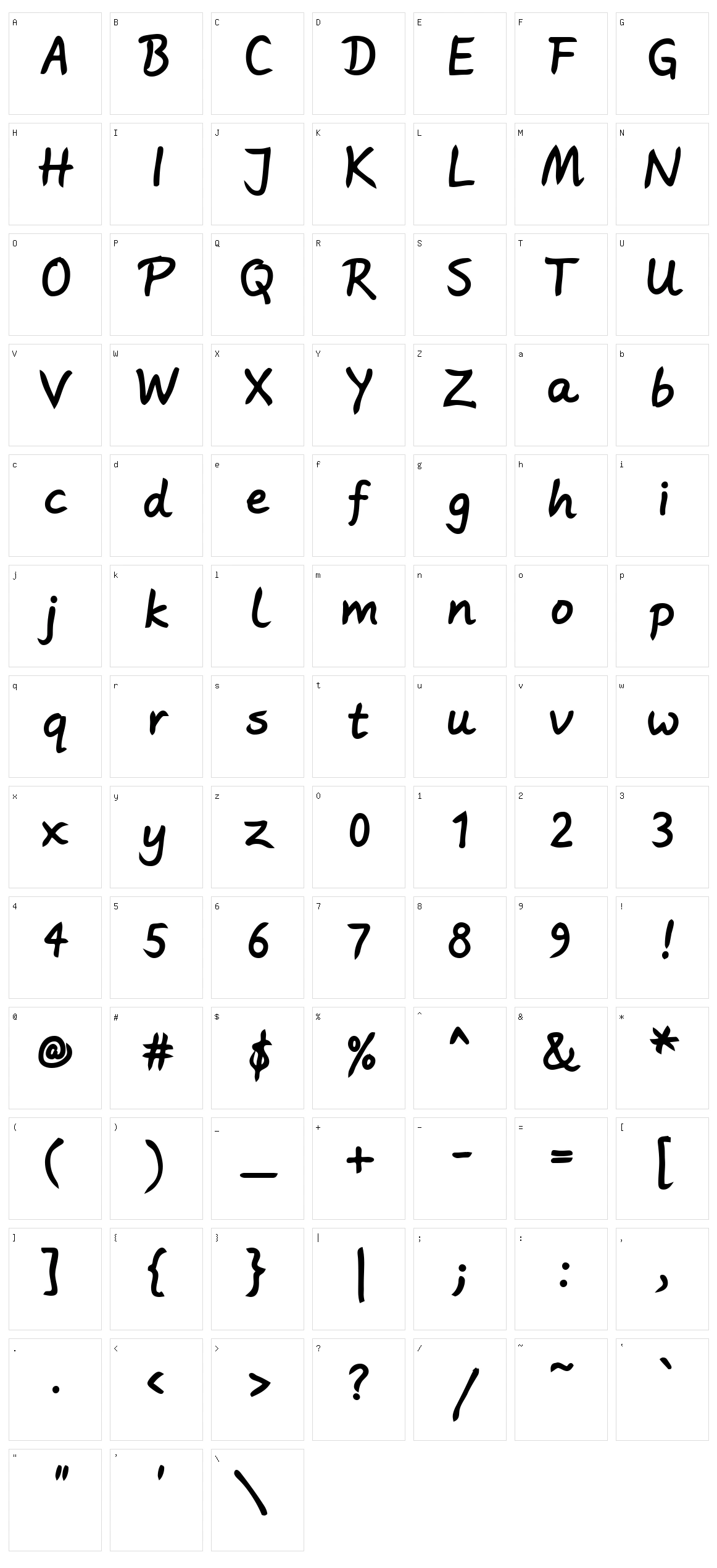 Wortlaut AH Character Set