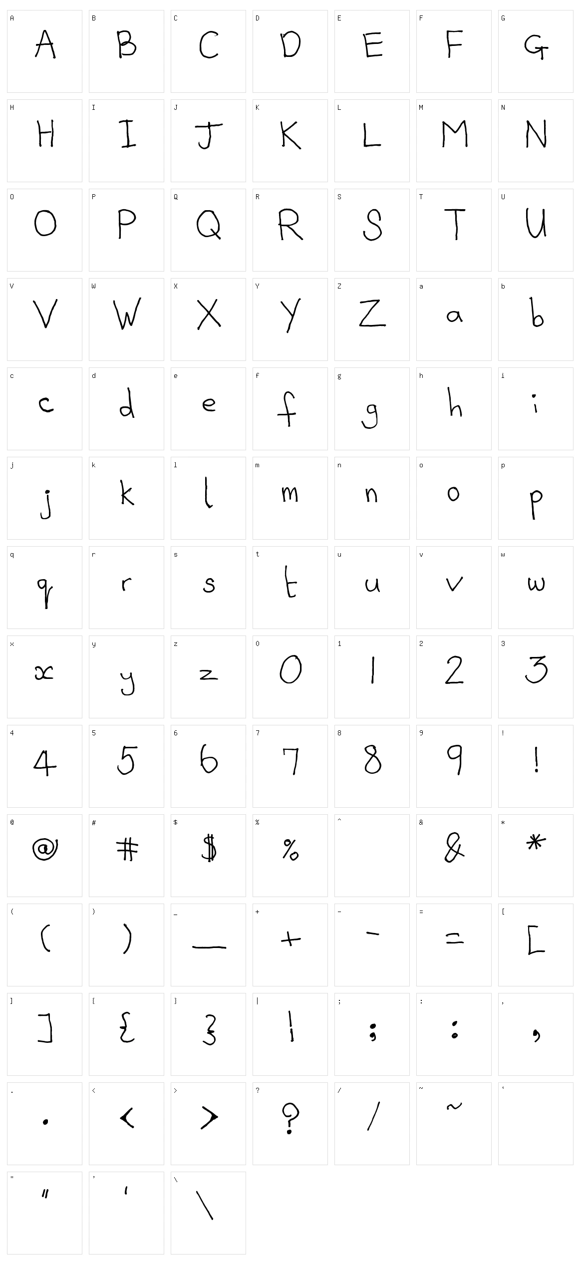 WS Peskimo Character Set