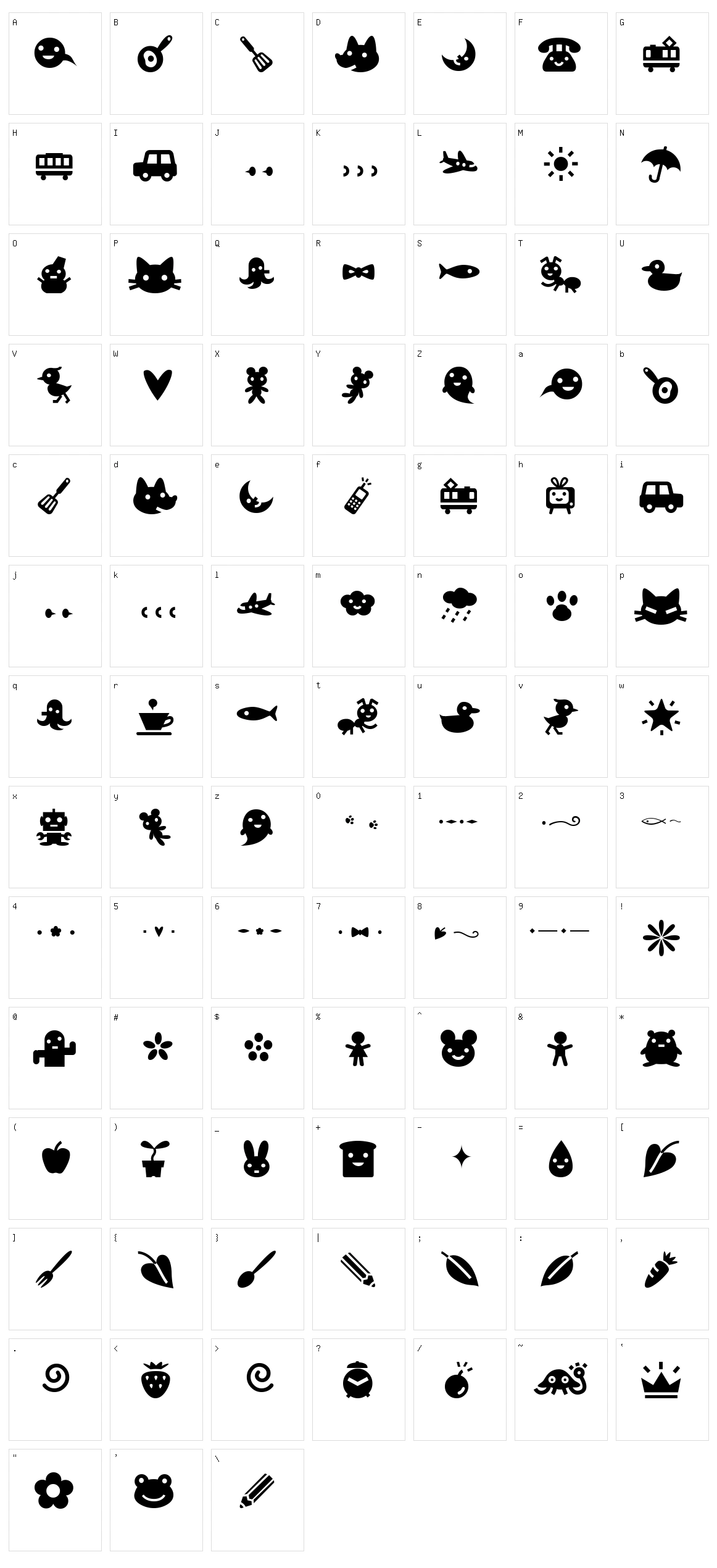 Efon Character Set