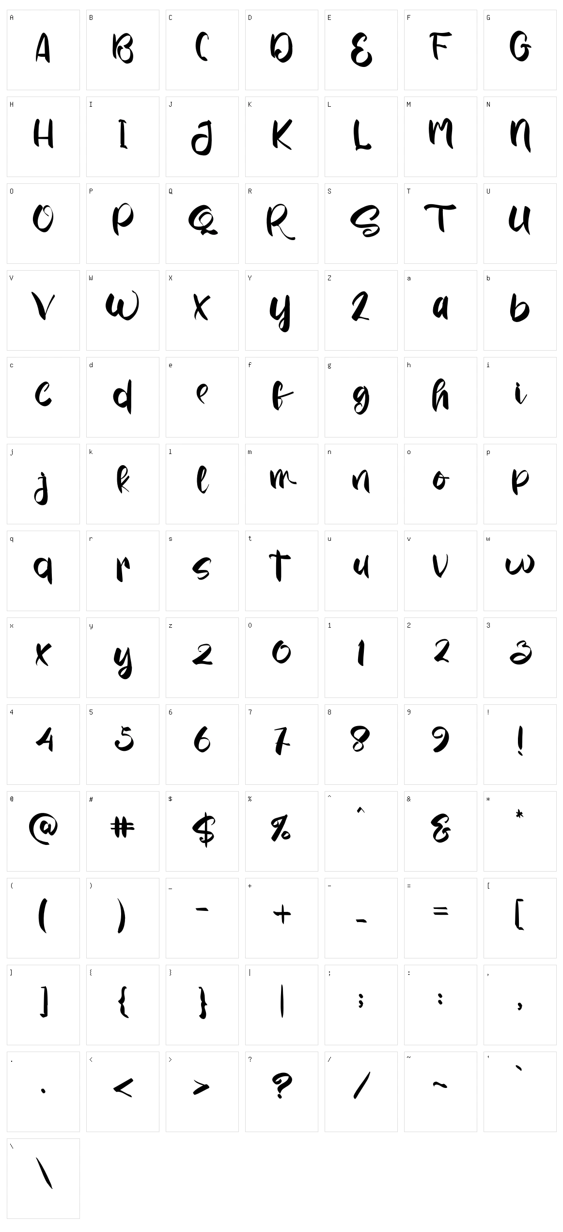 Yoshinoya Character Set