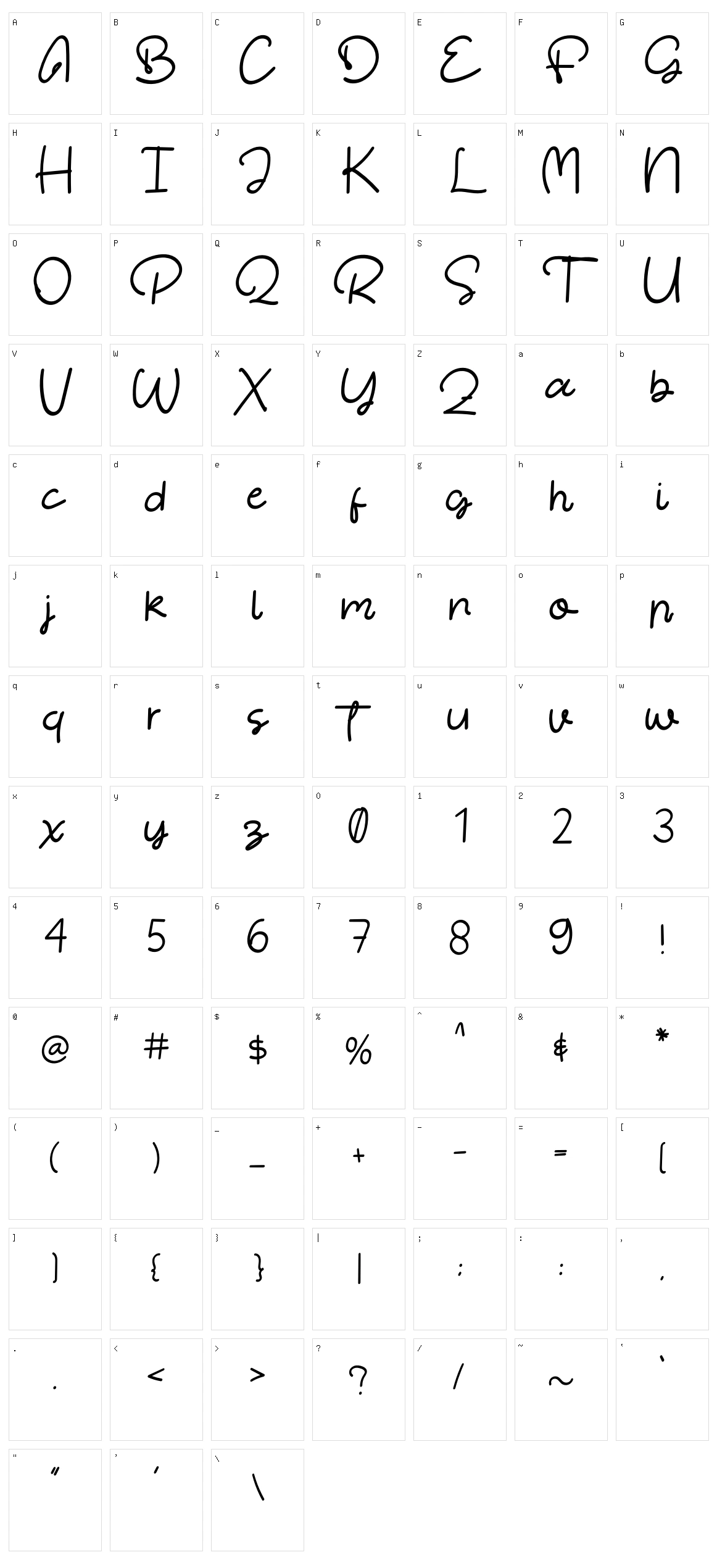 You Are My Sunshine Character Set