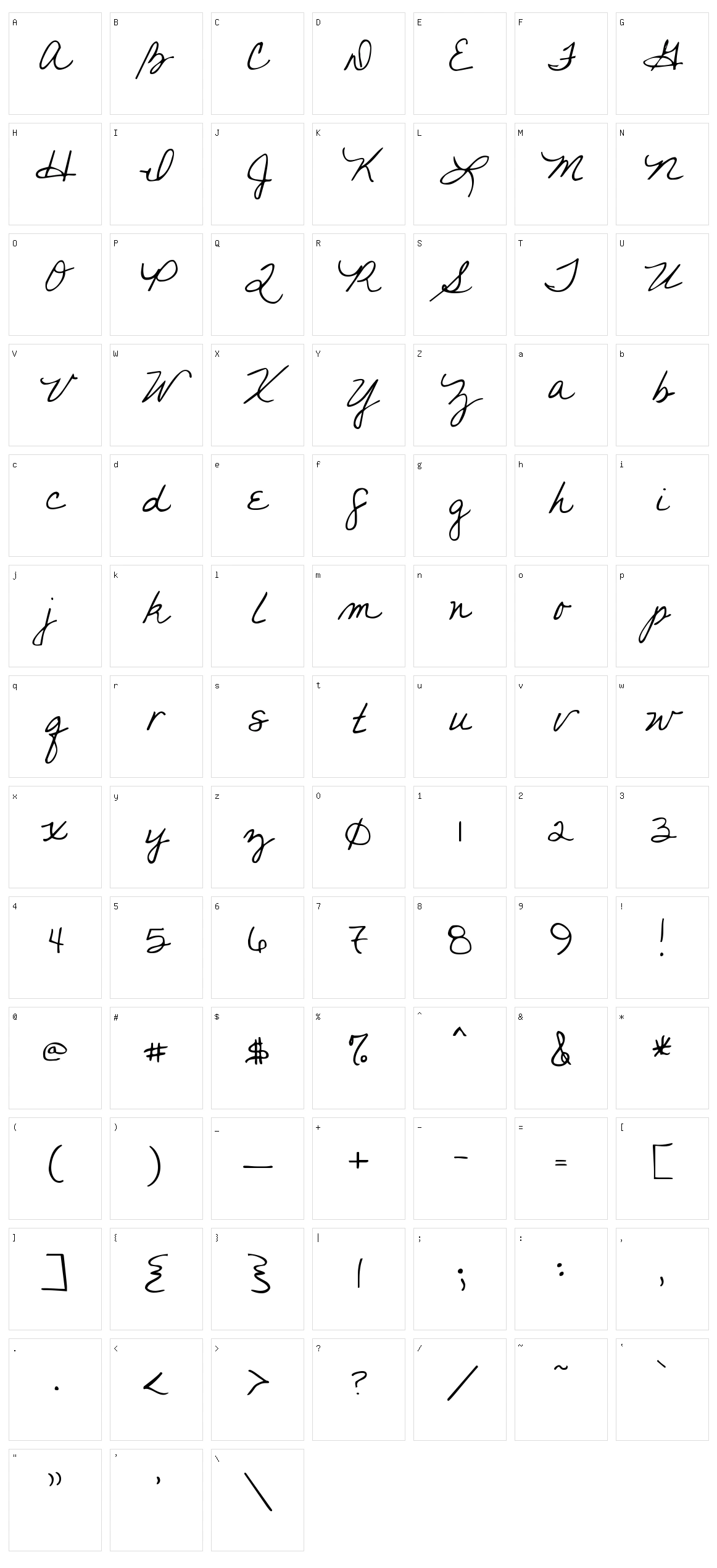 You Found Me Character Set