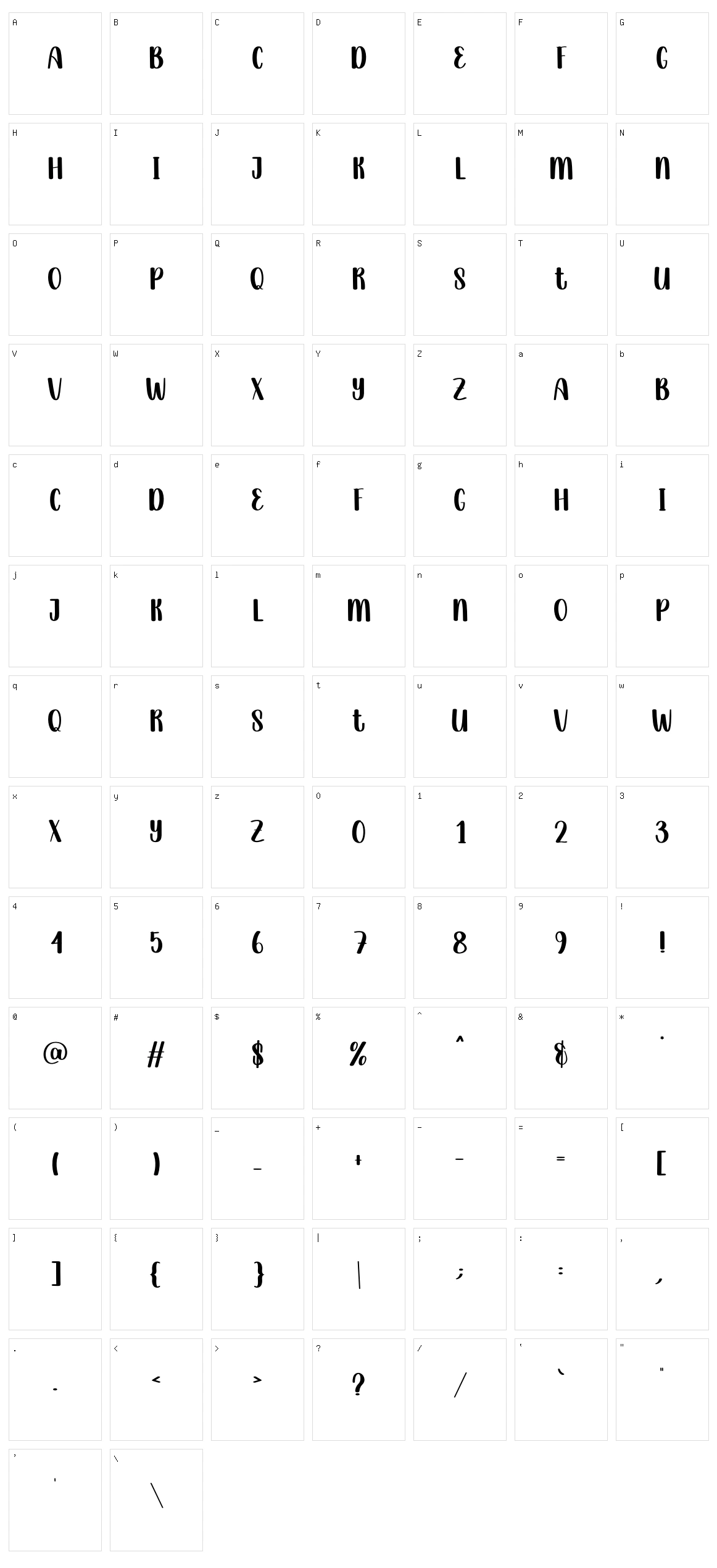 Youthful Character Set