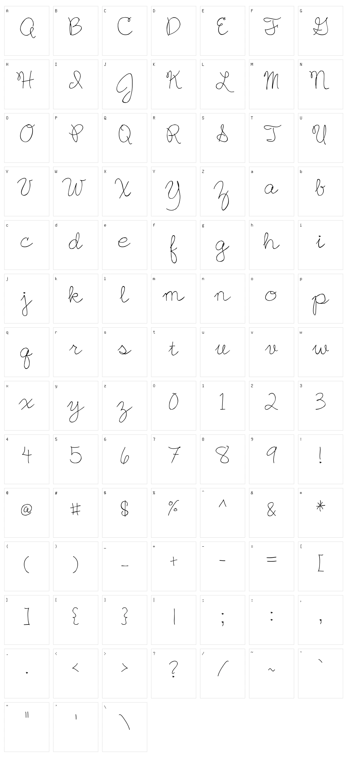 English Essay Character Set