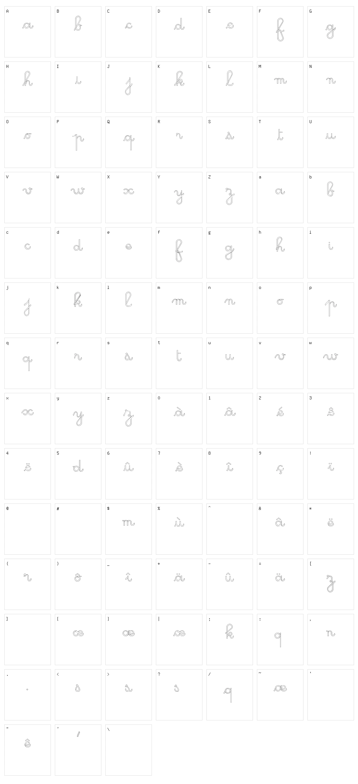 GS Open Character Set