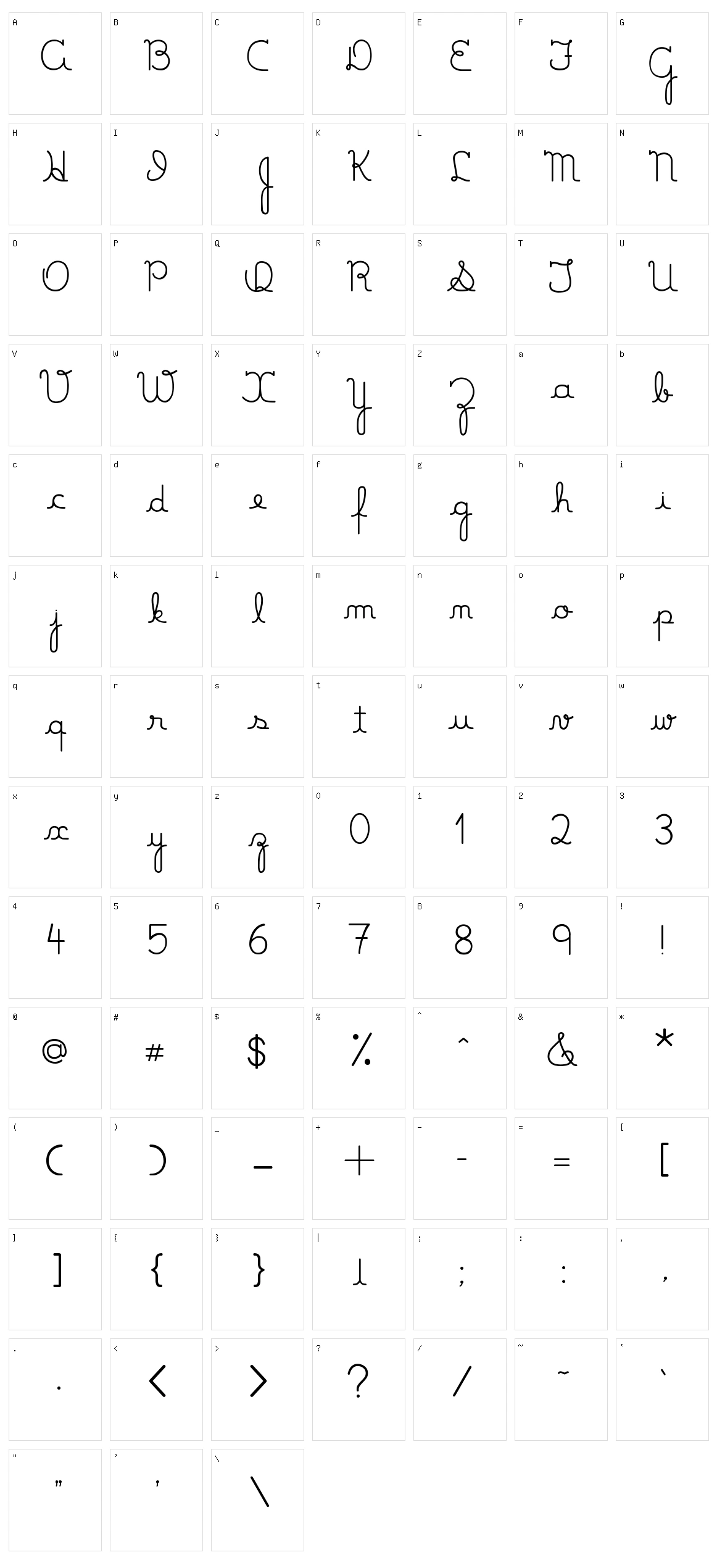Lumen Character Set