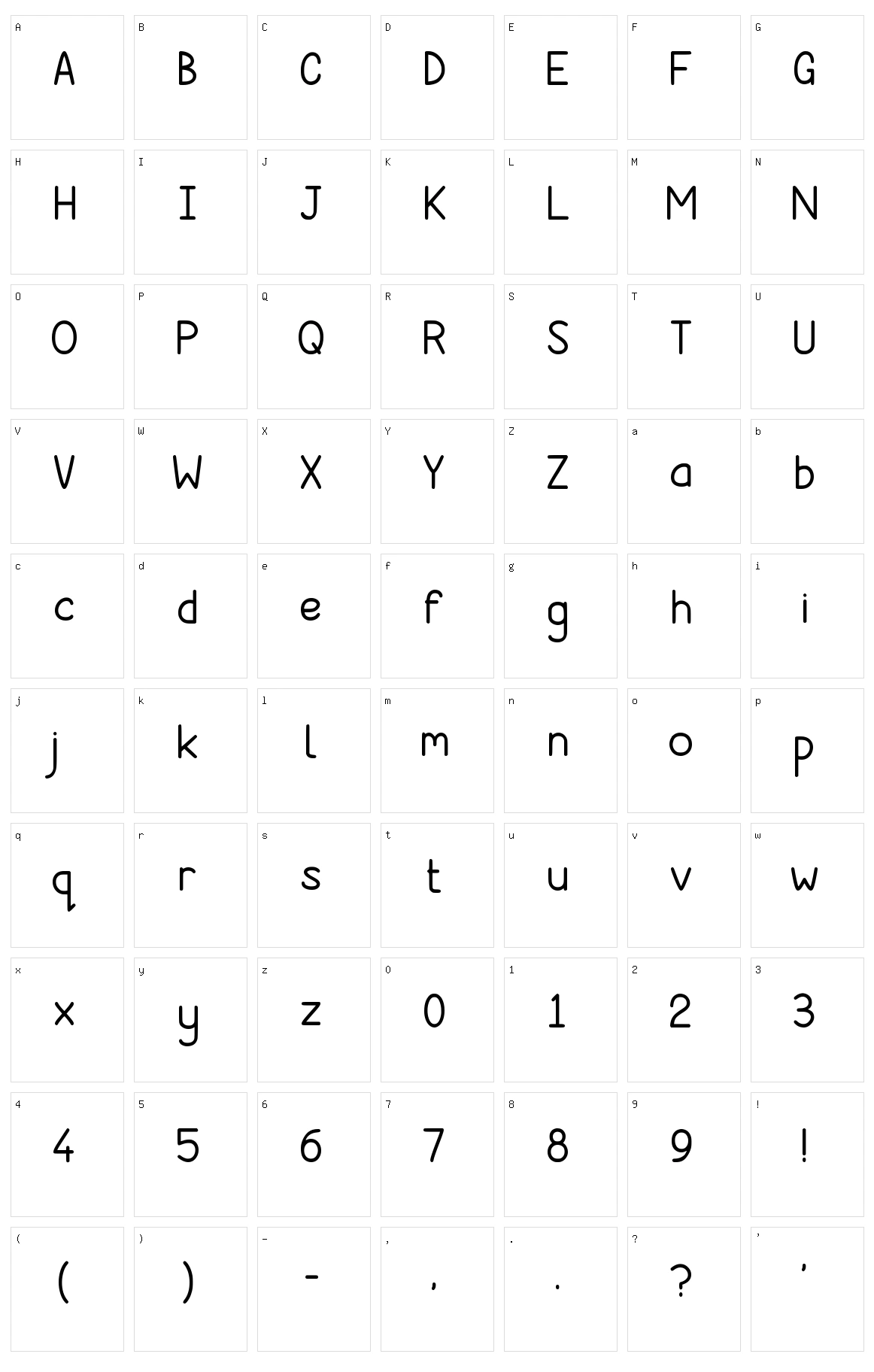 The Students Teacher Character Set