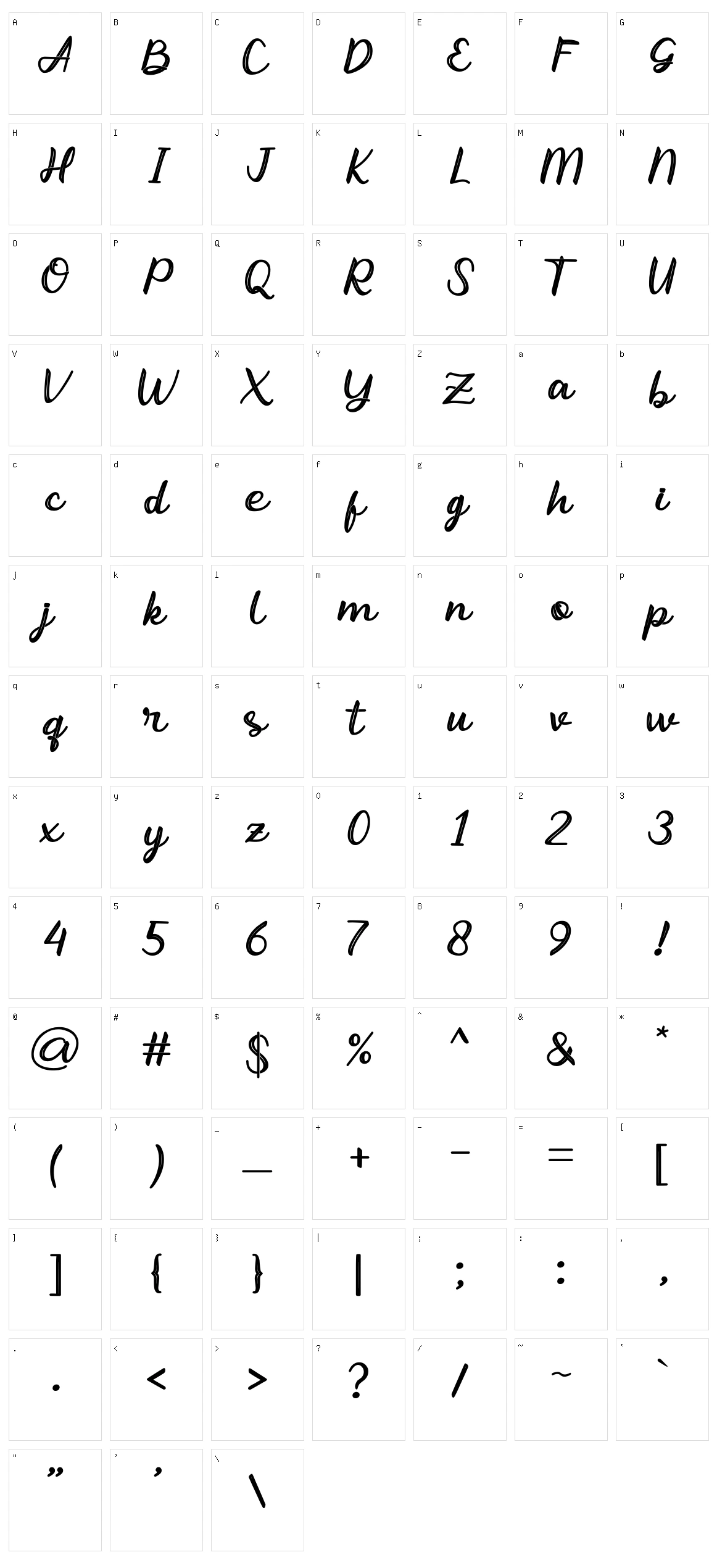 Abhayas Character Set
