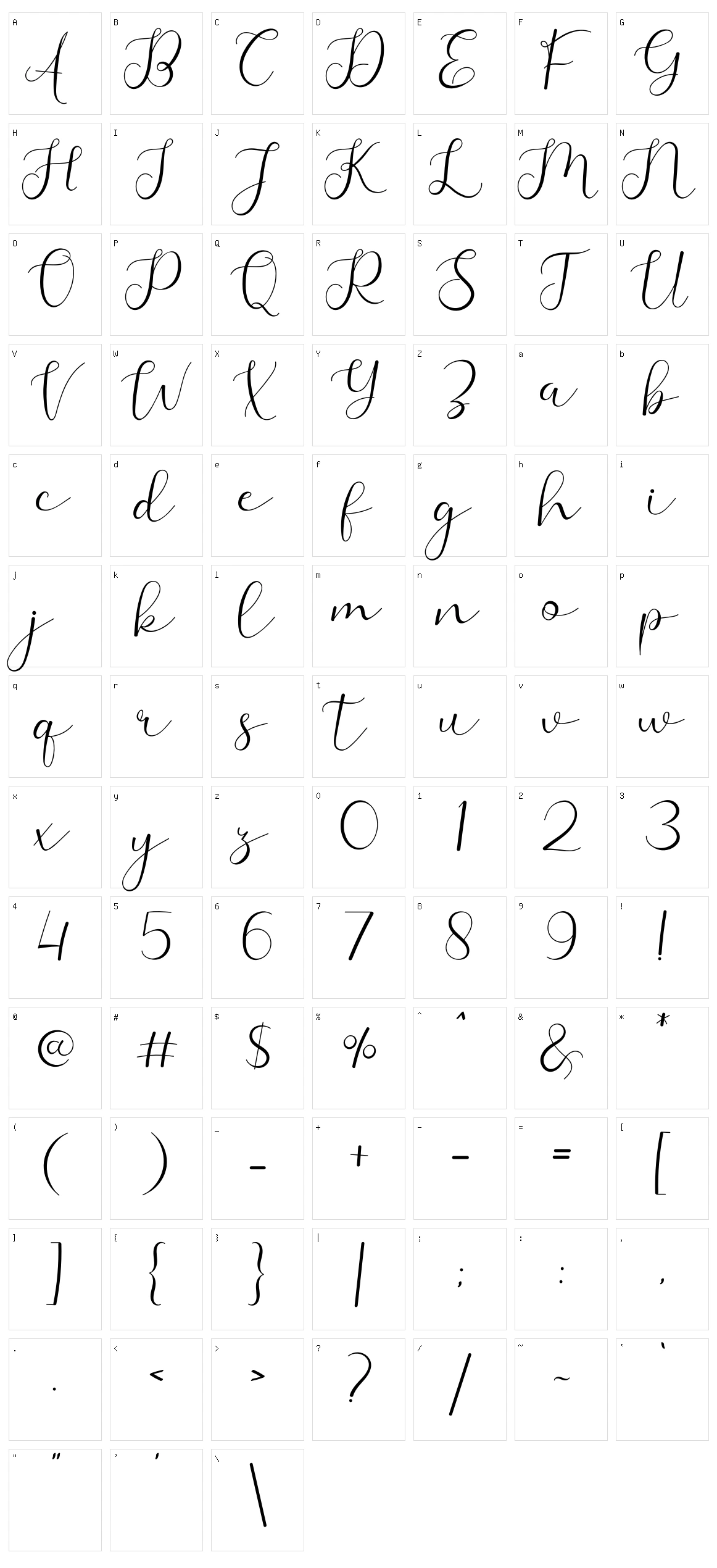 Adelaide Character Set