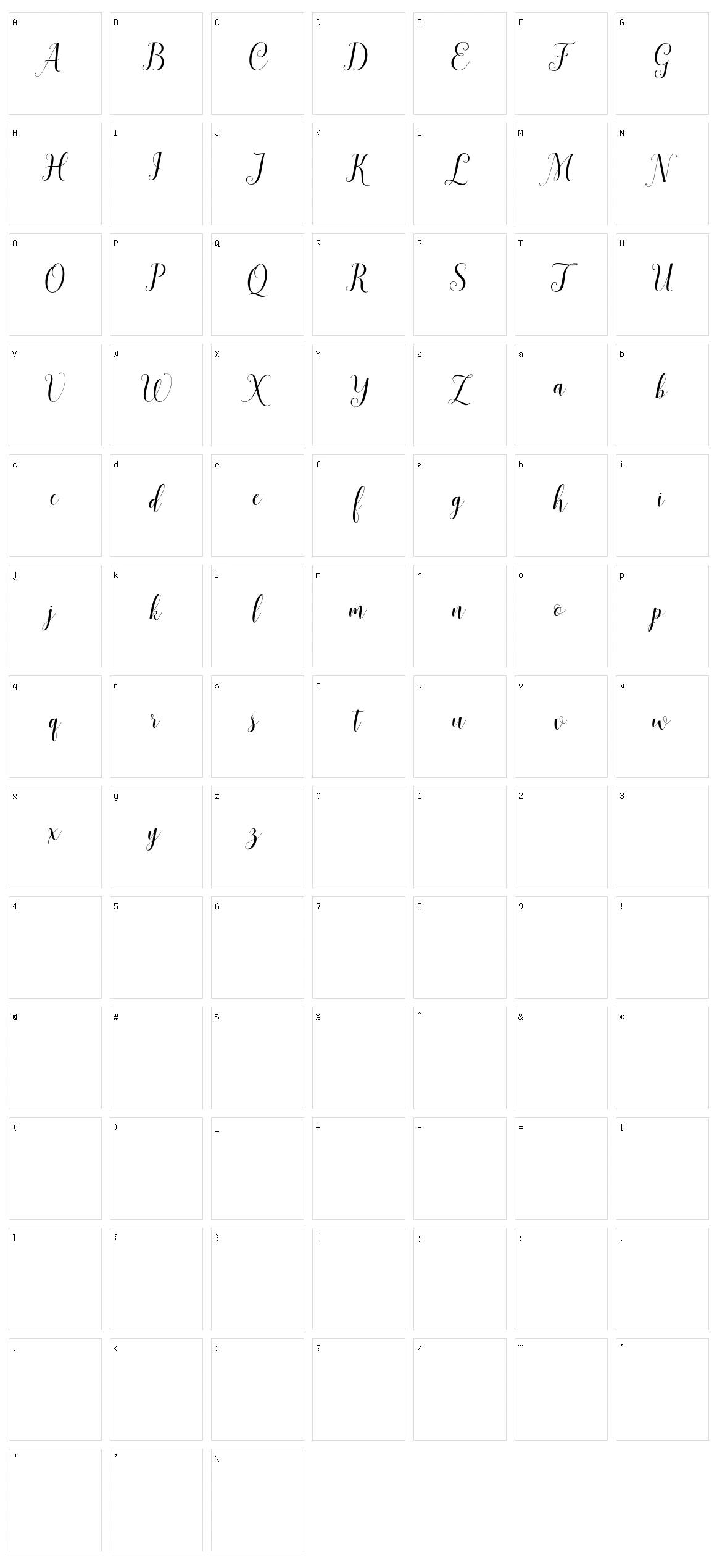 Ahattom Character Set